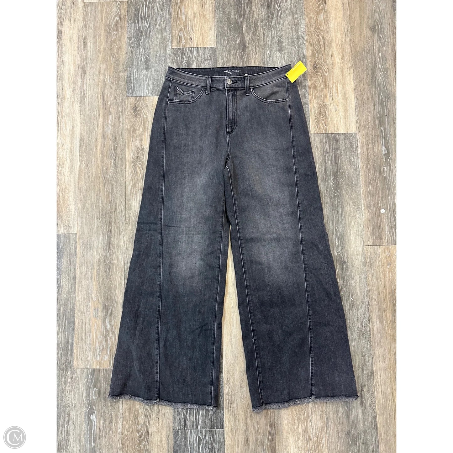 Jeans Wide Leg By Chicos In Grey Denim, Size: 12