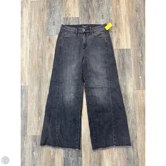 Jeans Wide Leg By Chicos In Grey Denim, Size: 12