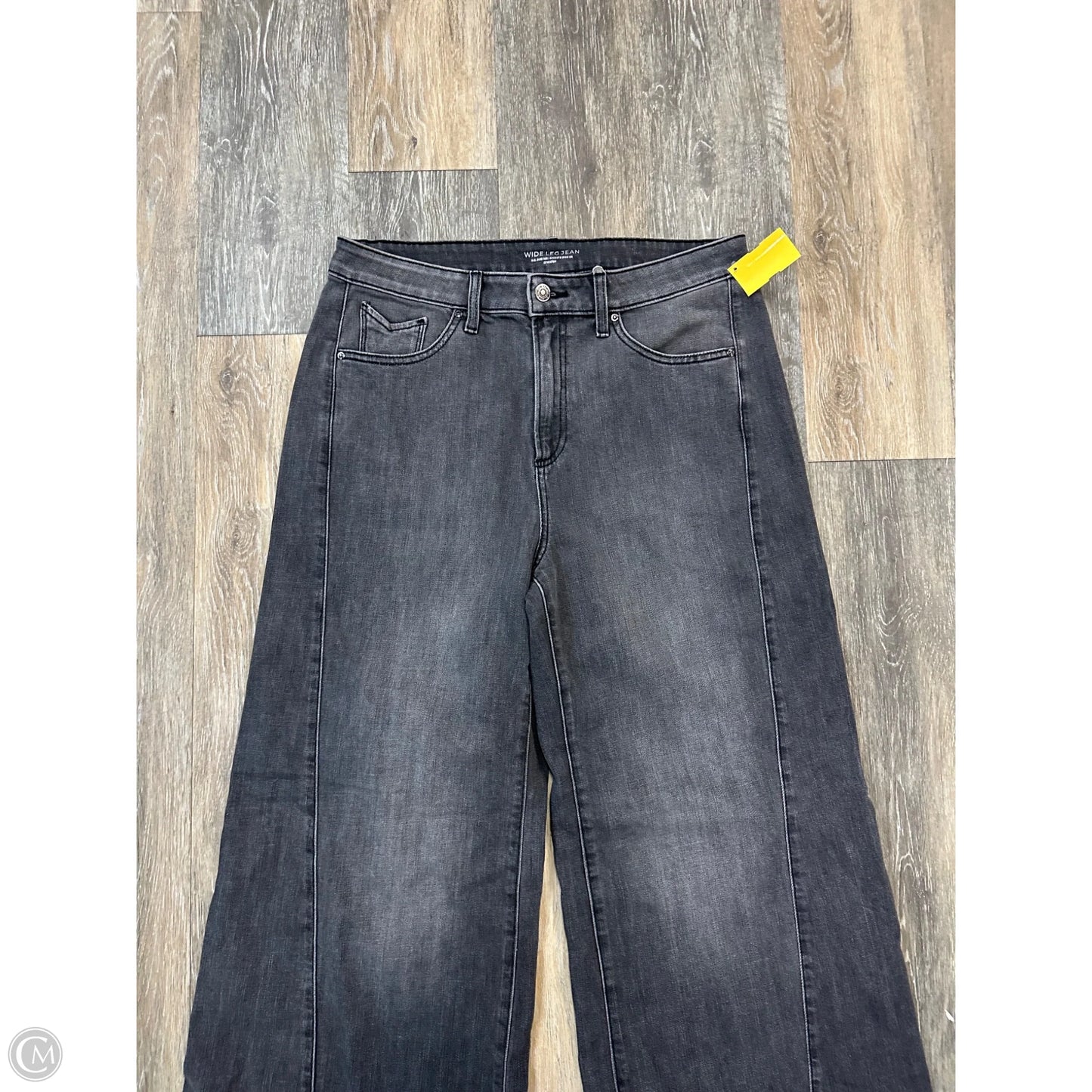 Jeans Wide Leg By Chicos In Grey Denim, Size: 12