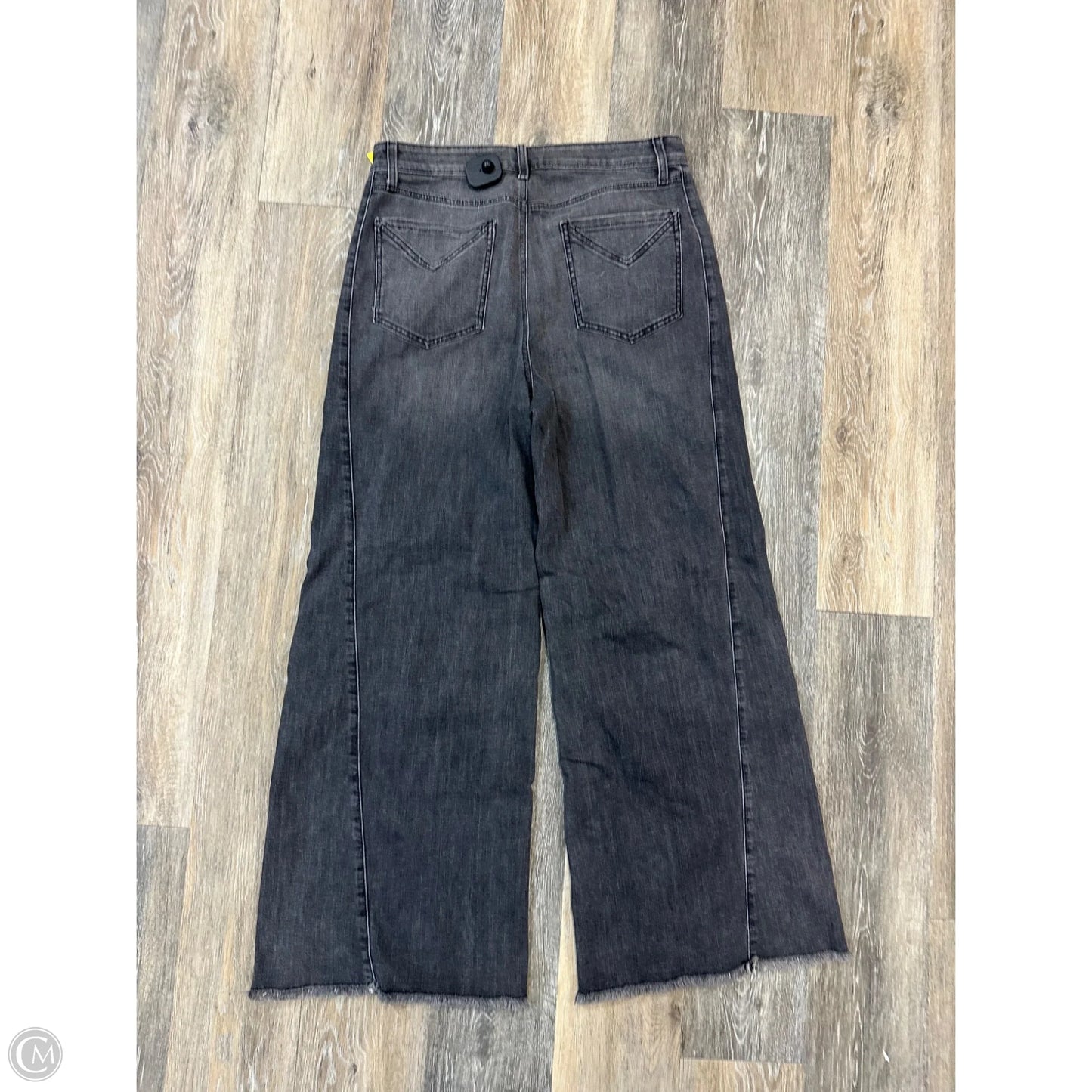 Jeans Wide Leg By Chicos In Grey Denim, Size: 12