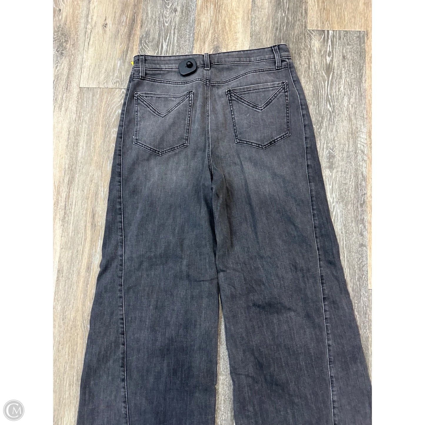 Jeans Wide Leg By Chicos In Grey Denim, Size: 12
