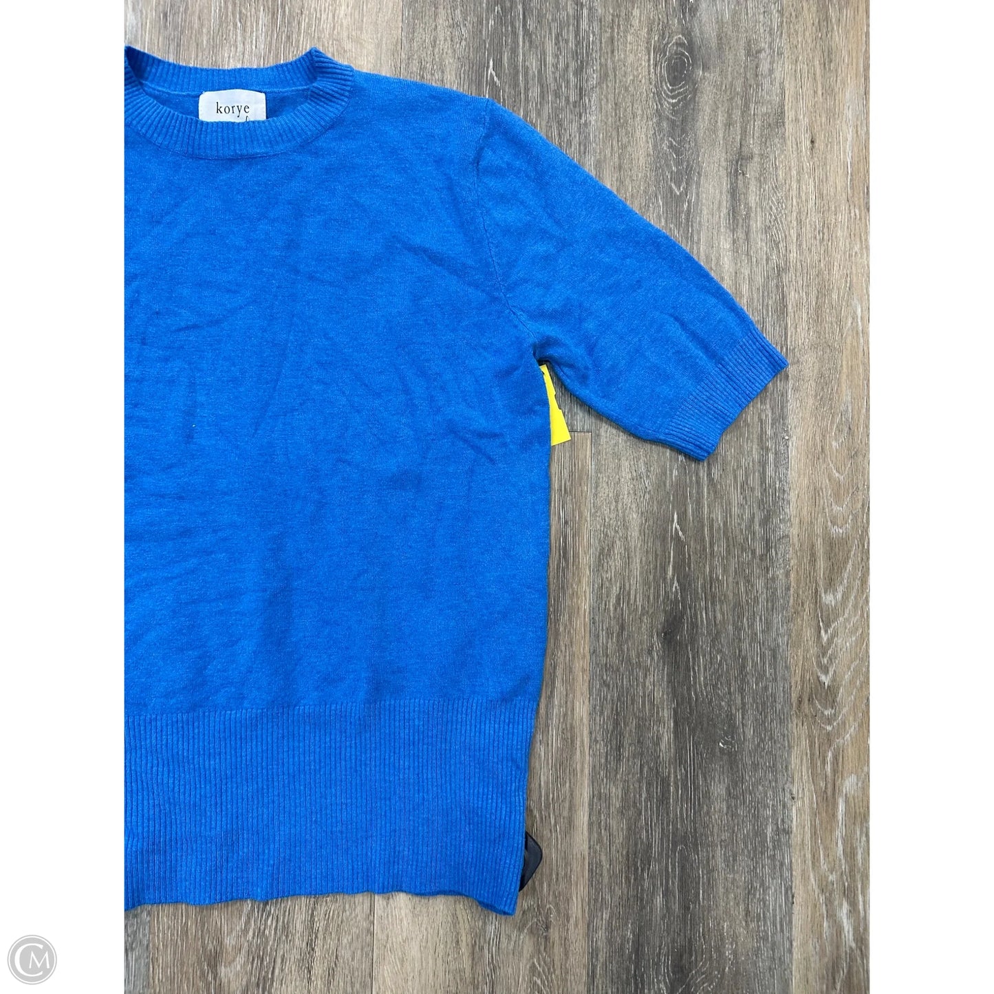 Sweater Short Sleeve By Korye In Blue, Size: M