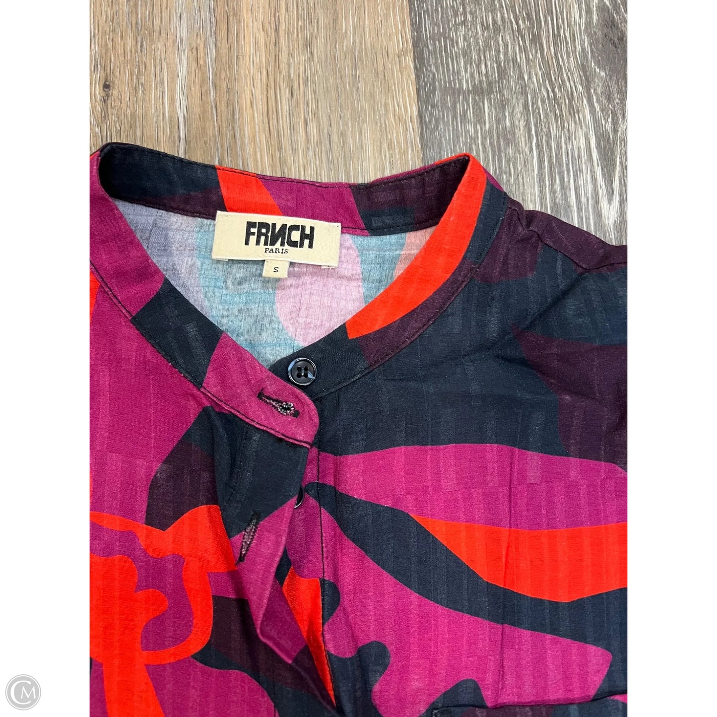 Blouse Long Sleeve By Frnch In Floral Print, Size: S