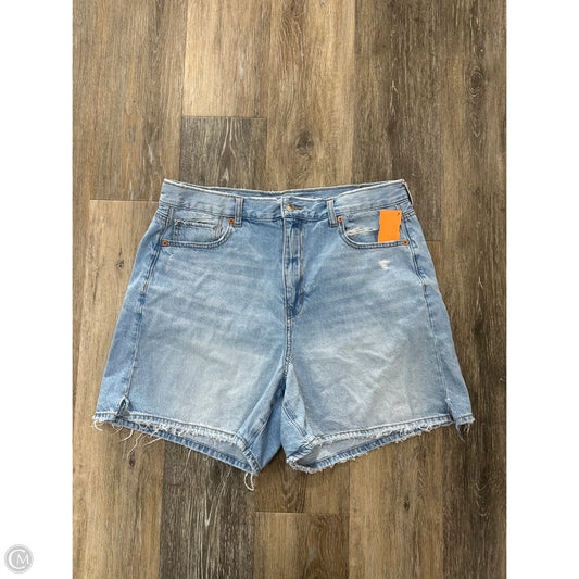 Shorts By American Eagle In Blue Denim, Size: 14