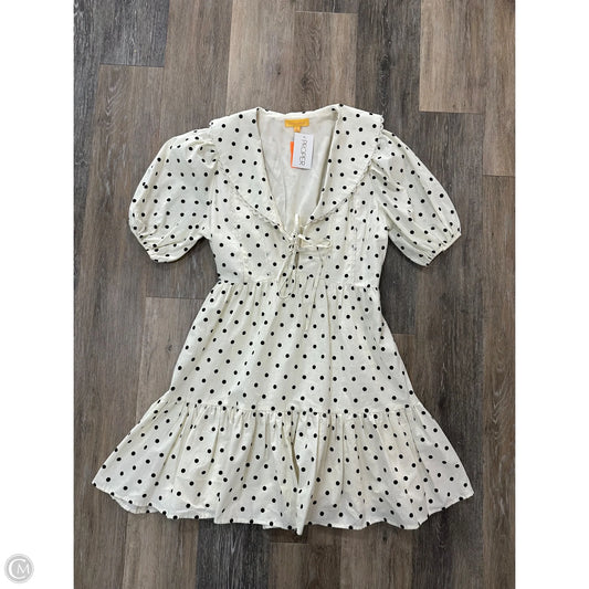 •Dress Casual Short By Flying Tomato In Polkadot Pattern, Size: L
