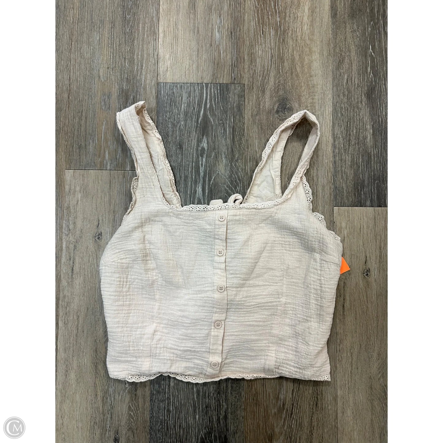 Tank Top By Le Lis In Cream, Size: L