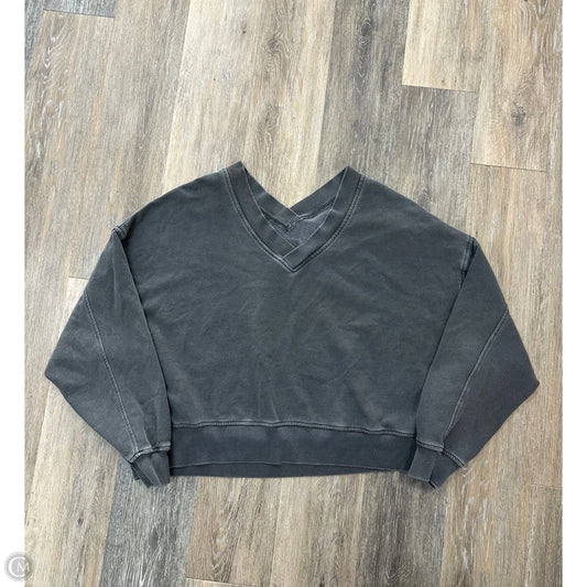 Sweatshirt Crewneck By Aerie In Grey, Size: M