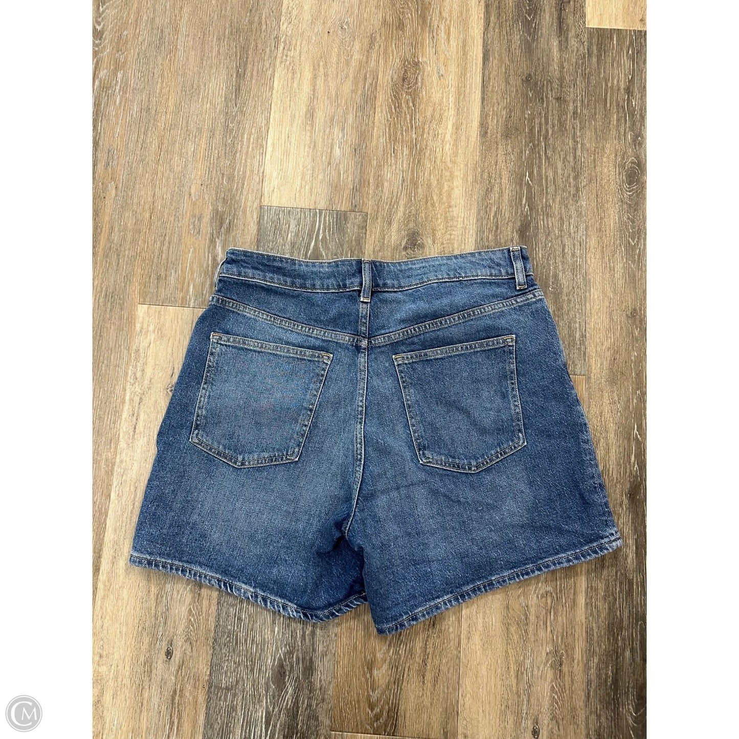 Shorts By H&m In Blue Denim, Size: 14