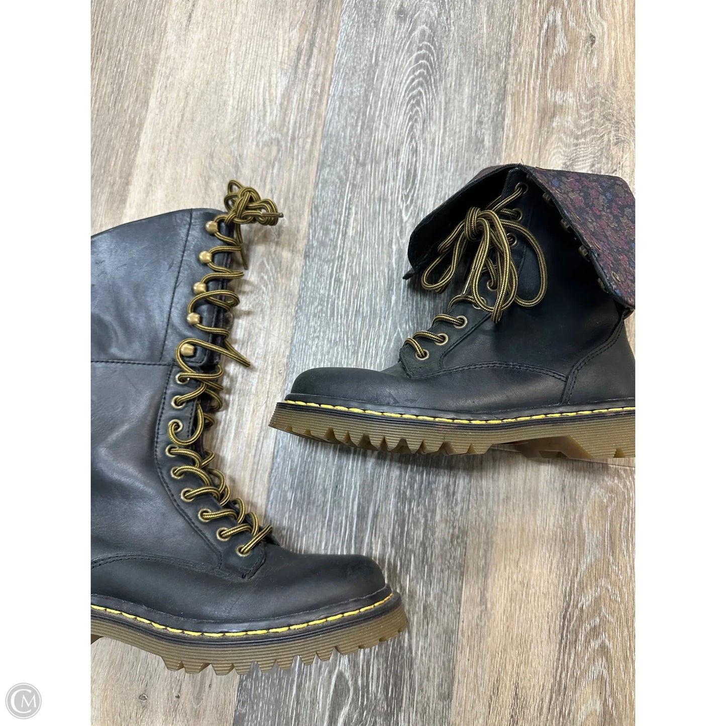 Boots Combat By Dr Martens In Black, Size: 6