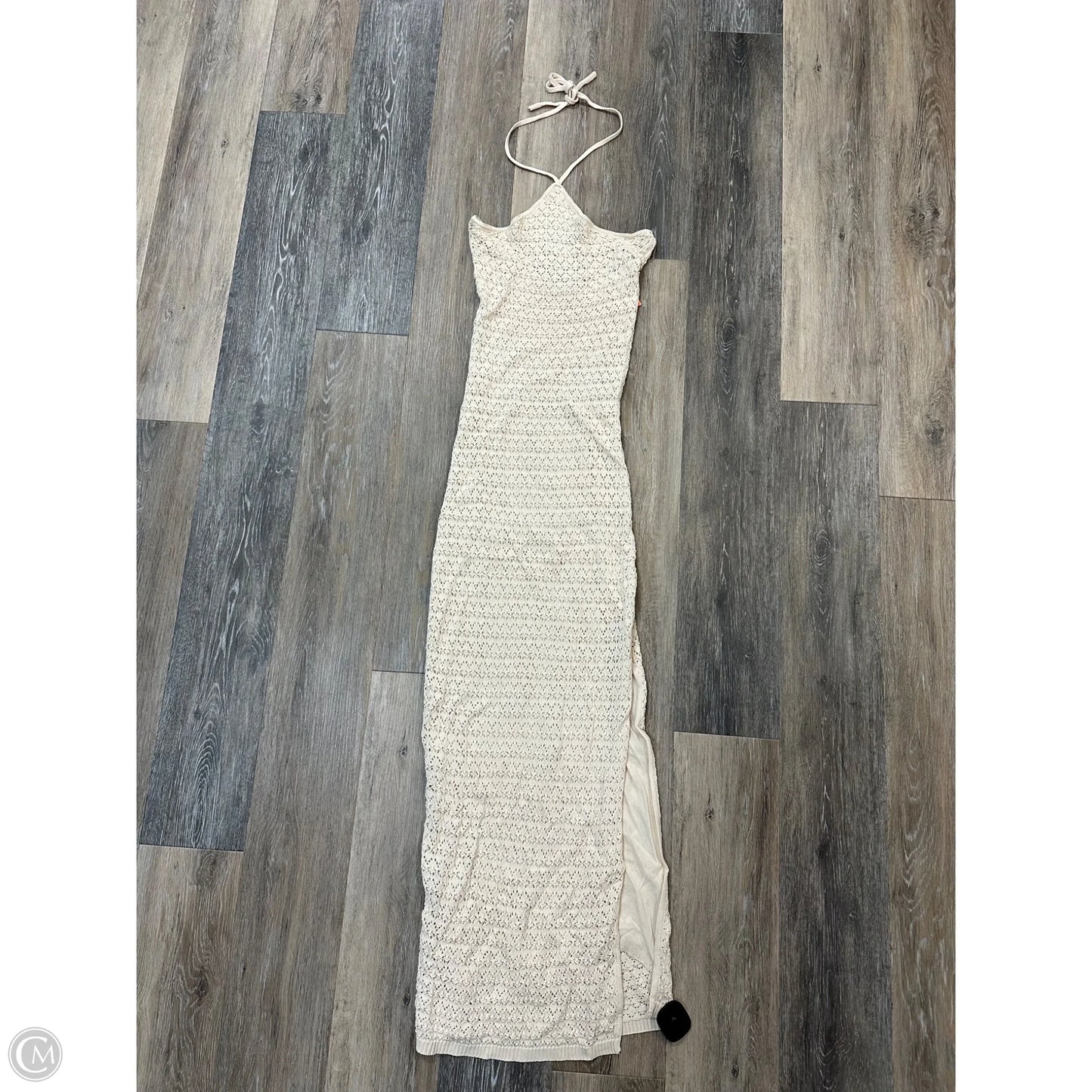Dress Casual Maxi By Emprada In Cream, Size: L