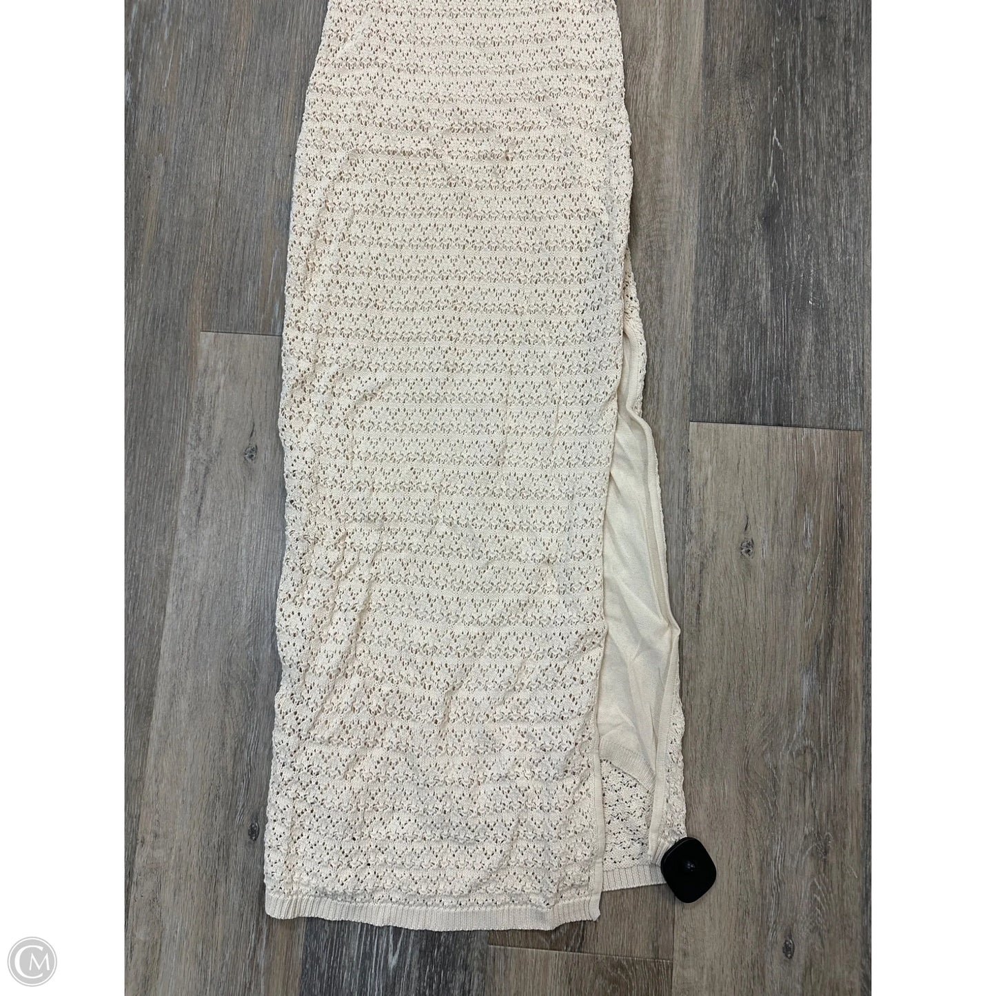 Dress Casual Maxi By Emprada In Cream, Size: L
