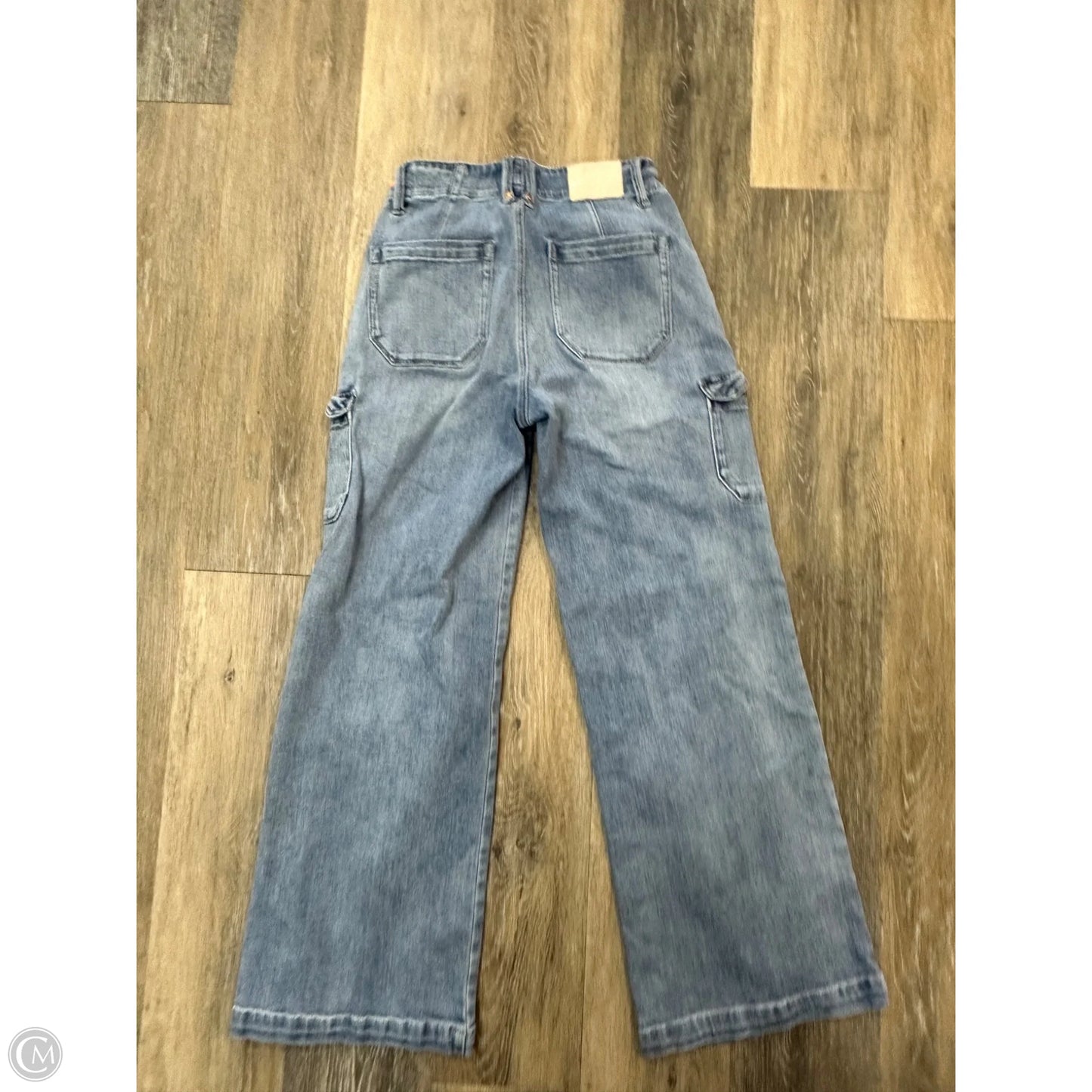 Jeans Wide Leg By Paige In Blue Denim, Size: 0