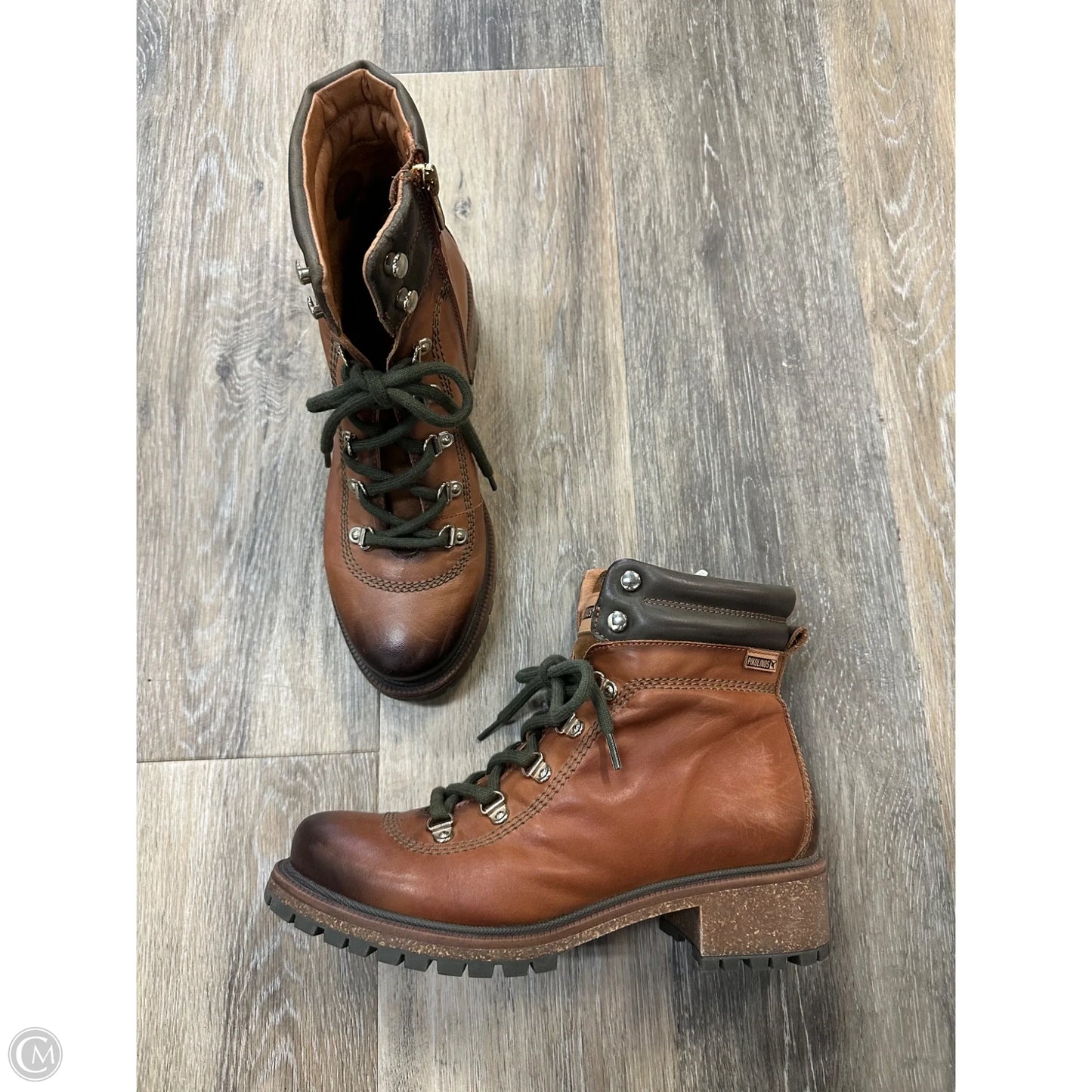 Boots Combat By Pikolinos In Brown, Size: 7.5