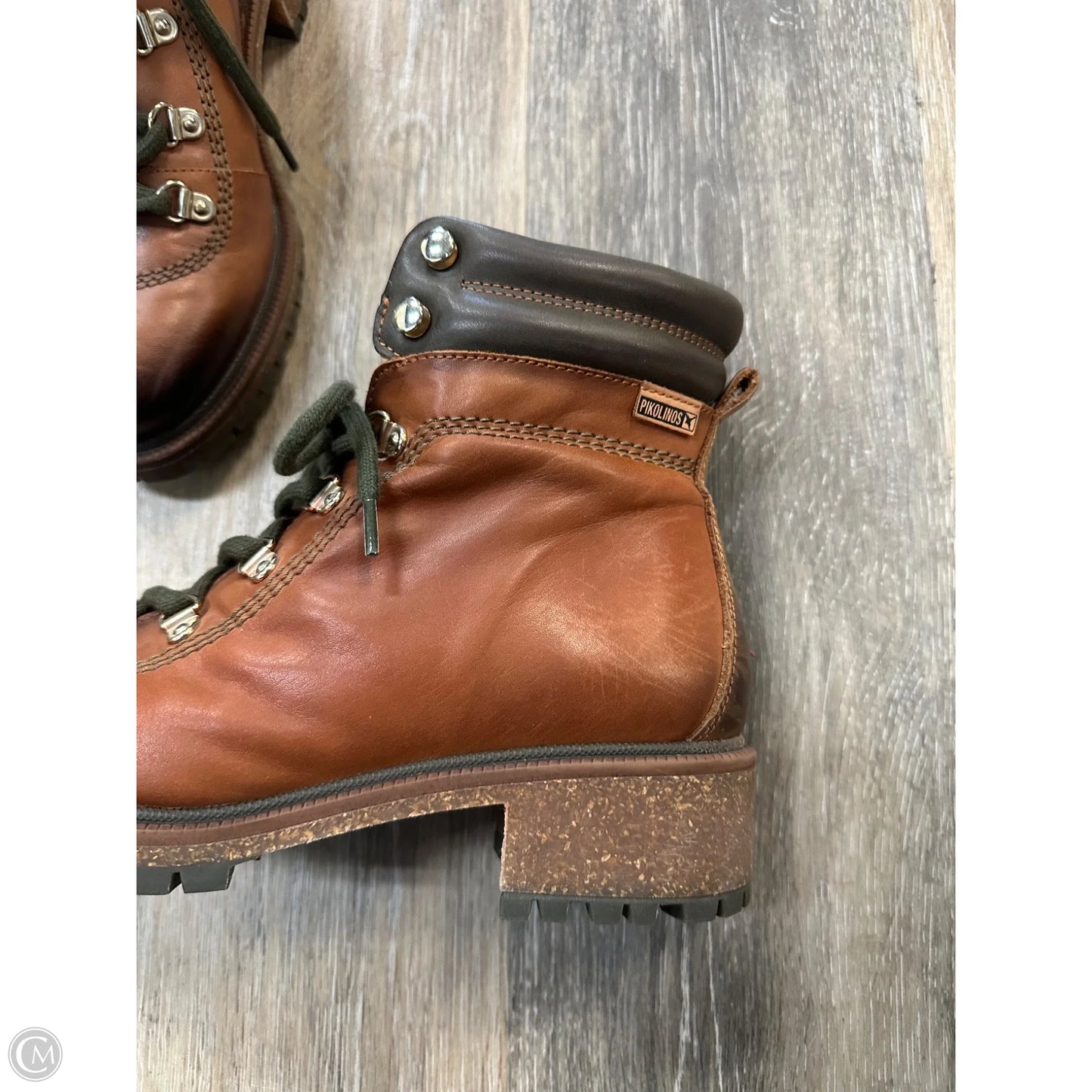 Boots Combat By Pikolinos In Brown, Size: 7.5