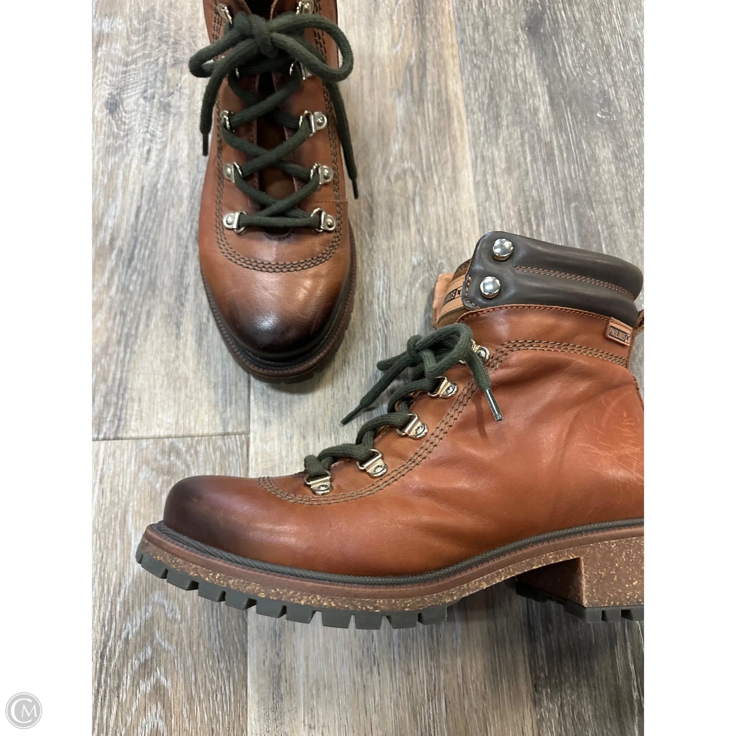 Boots Combat By Pikolinos In Brown, Size: 7.5