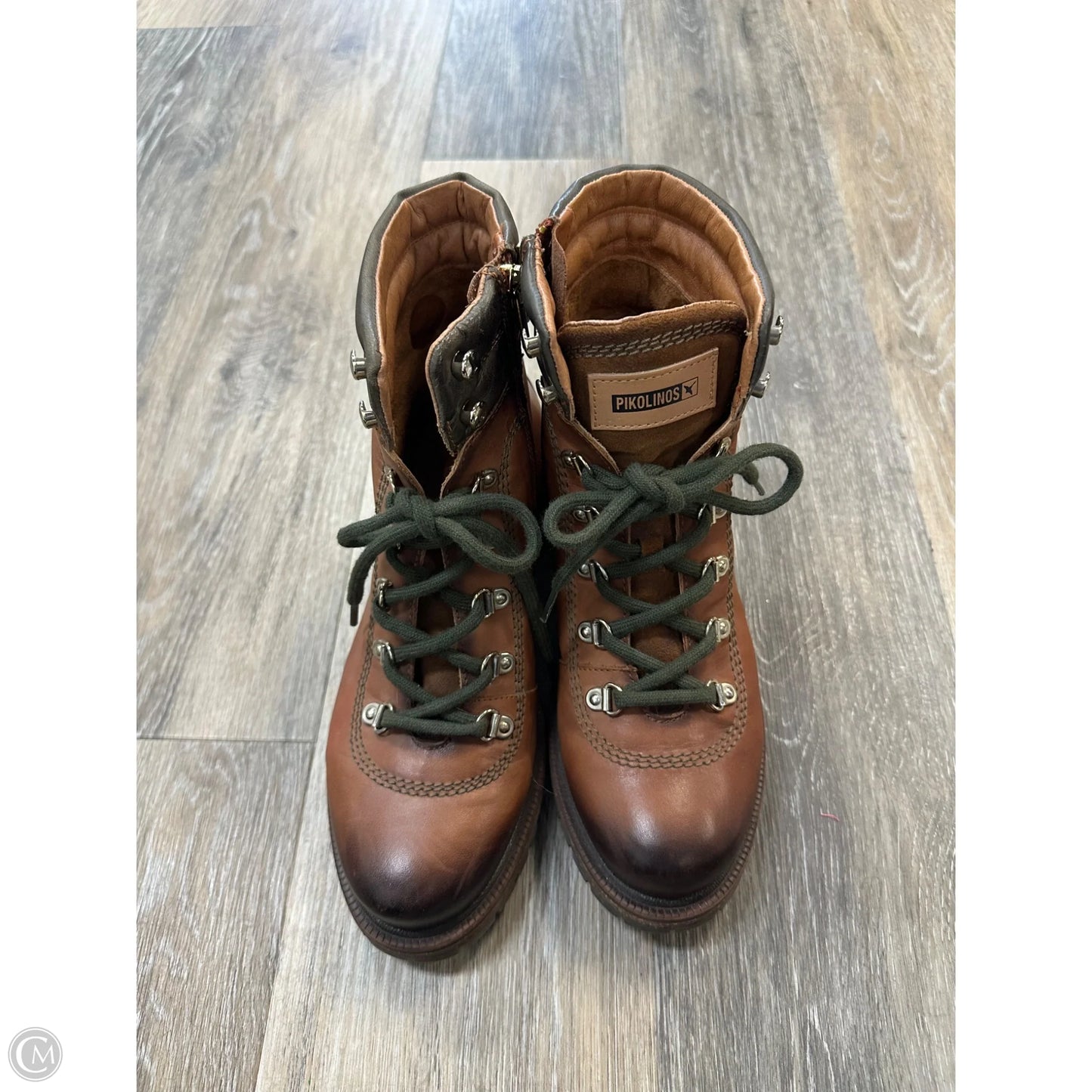 Boots Combat By Pikolinos In Brown, Size: 7.5