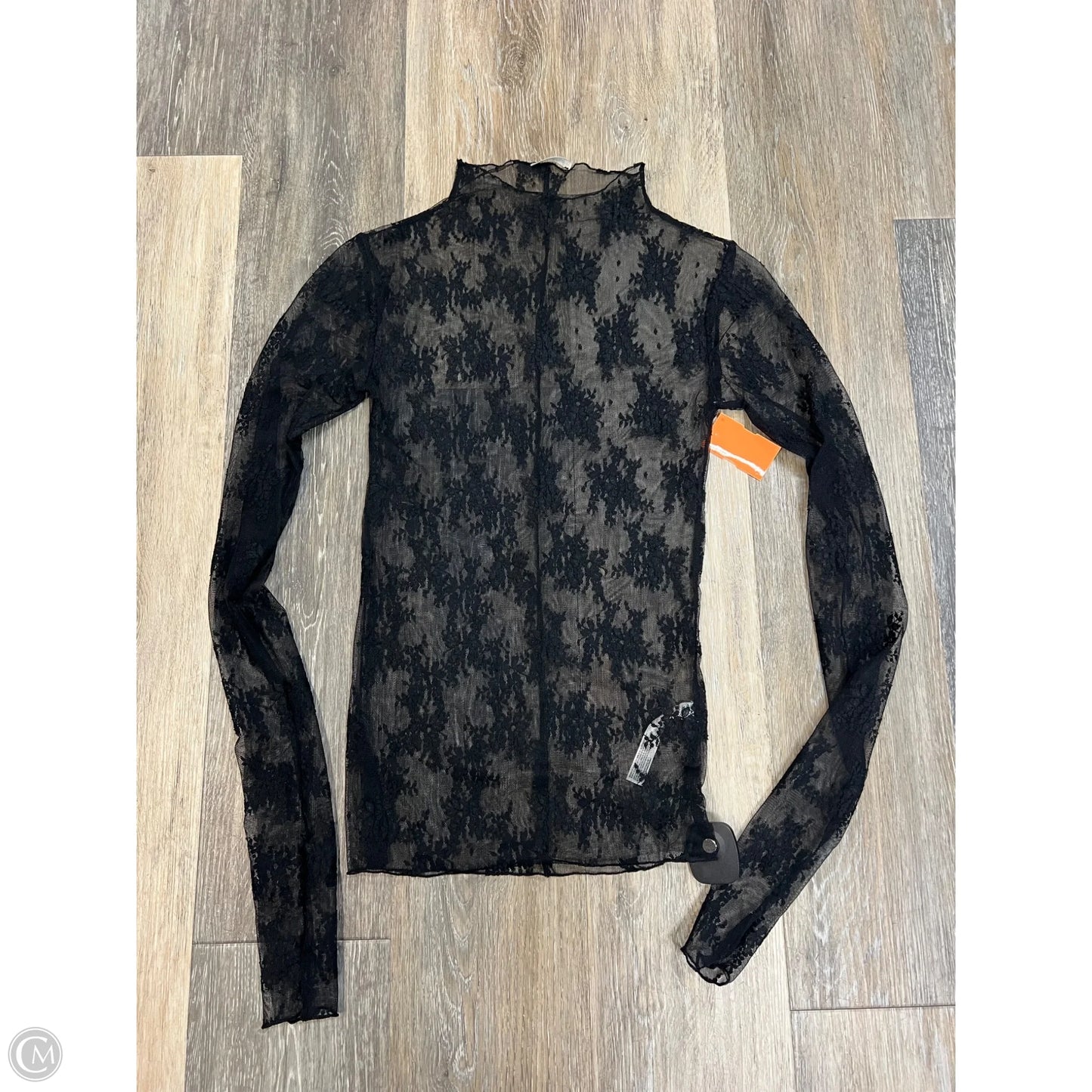 Top Long Sleeve By Free People In Black, Size: Xs