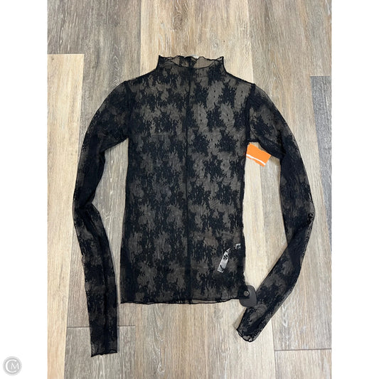 Top Long Sleeve By Free People In Black, Size: Xs