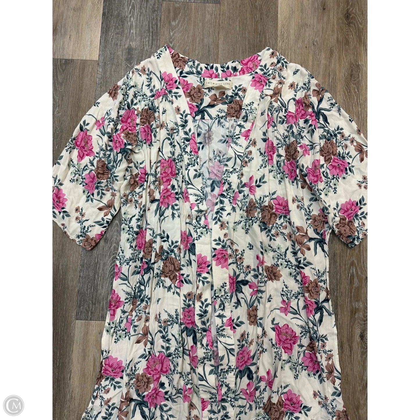 Kimono By Saltwater Luxe In Floral Print, Size: S
