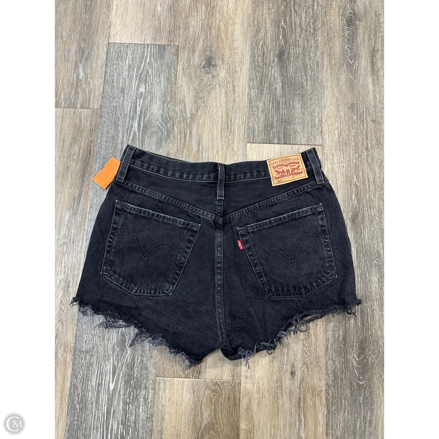 Shorts By Levis In Black Denim, Size: 10