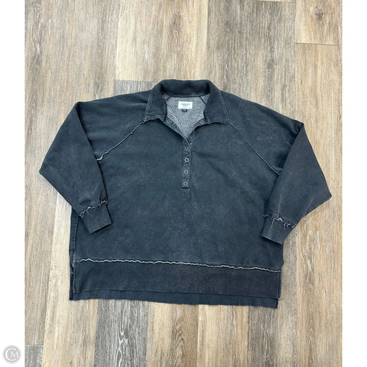Sweatshirt Collar By American Eagle In Grey, Size: S