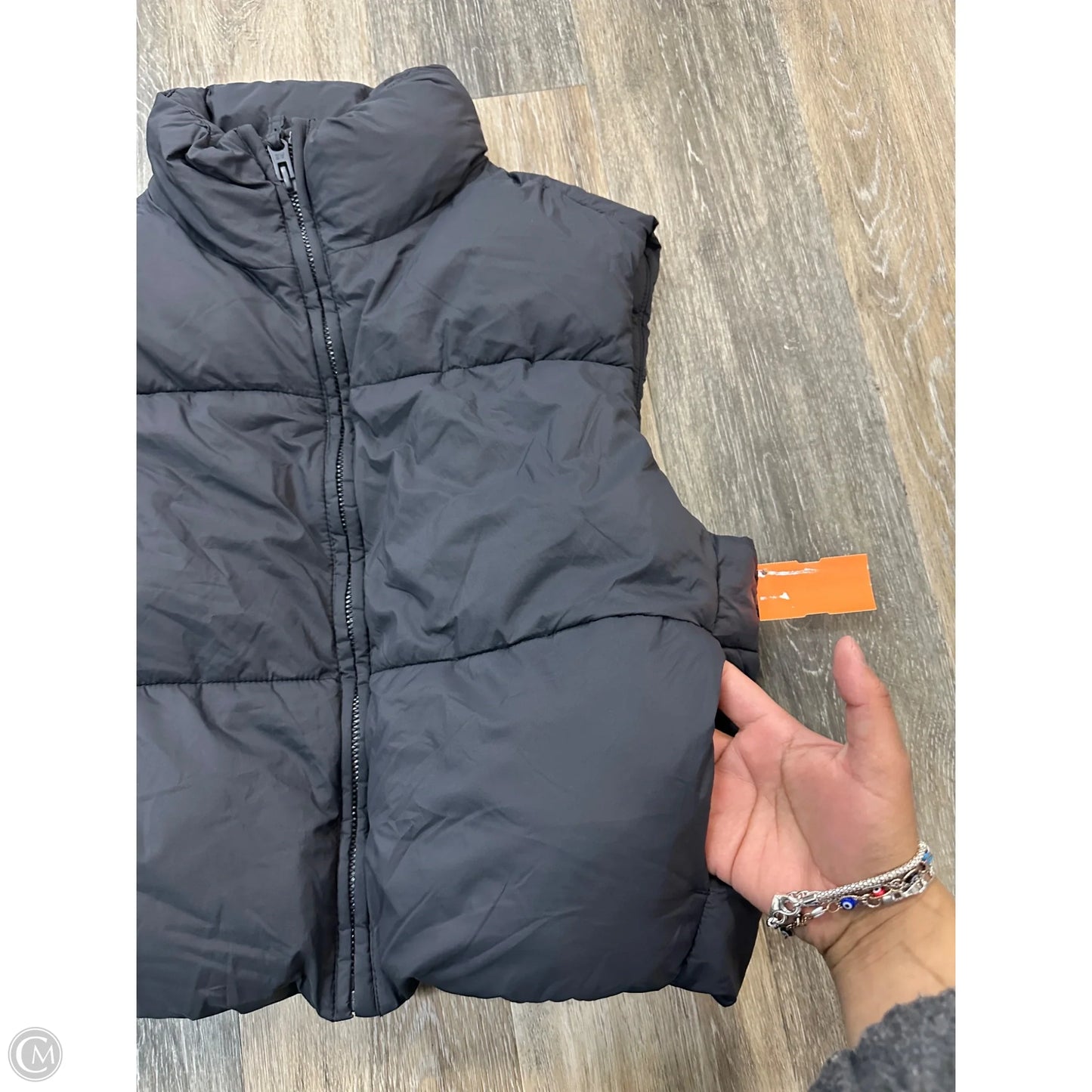 Vest Puffer & Quilted By American Eagle In Grey, Size: S