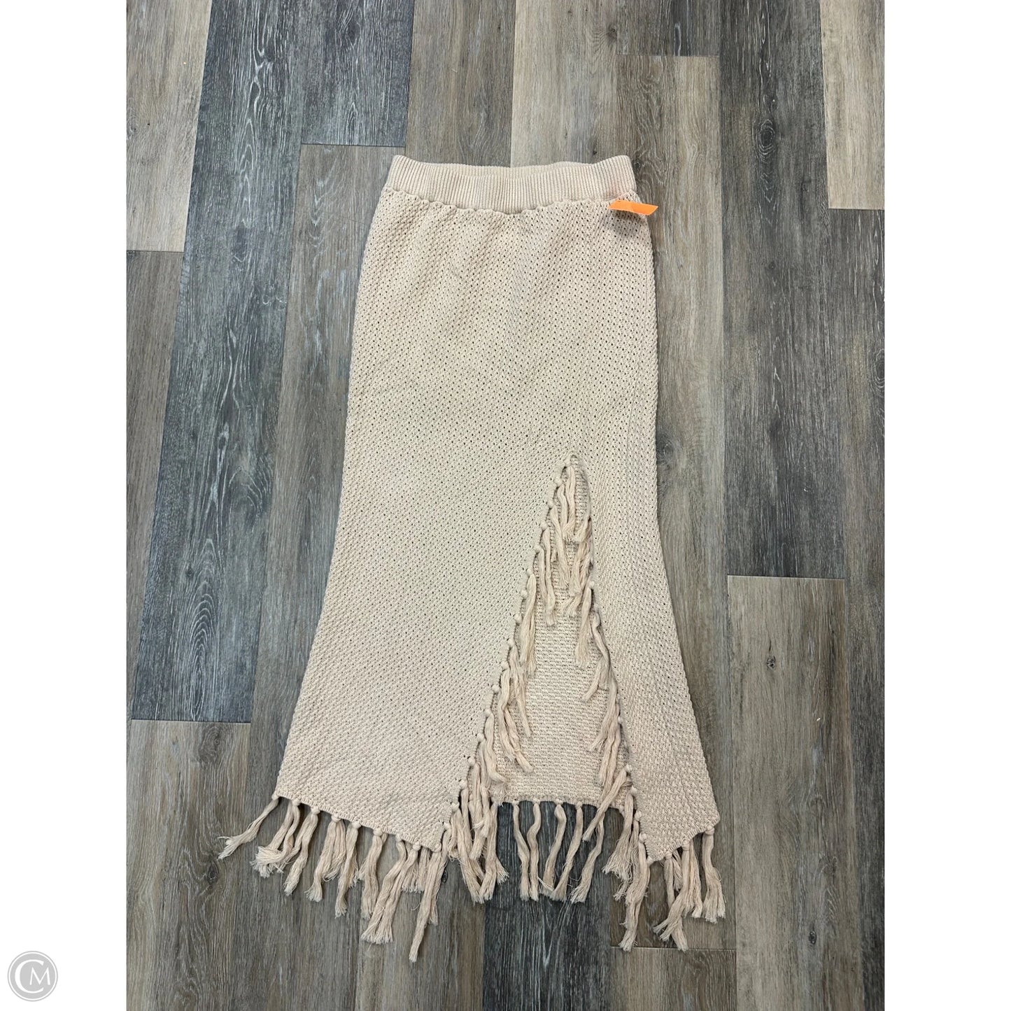Skirt Maxi By Le Lis In Cream, Size: M