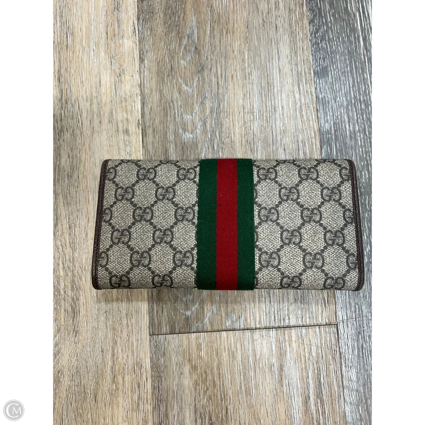 Wallet Luxury Designer By Gucci, Size: Large