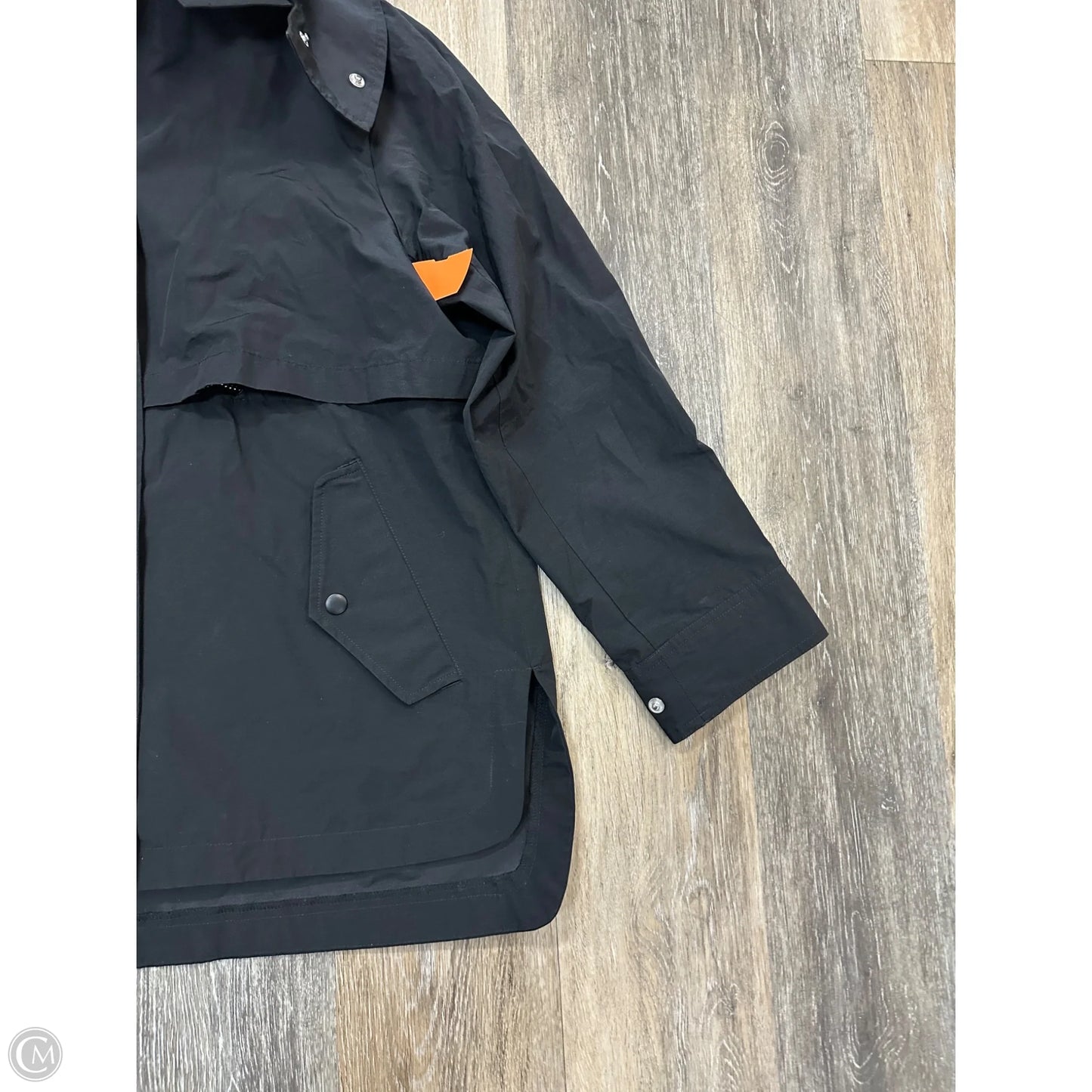 Jacket Windbreaker By J. Crew In Black, Size: M