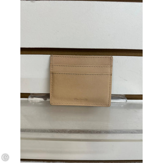 Wallet Leather By Madewell, Size: Medium