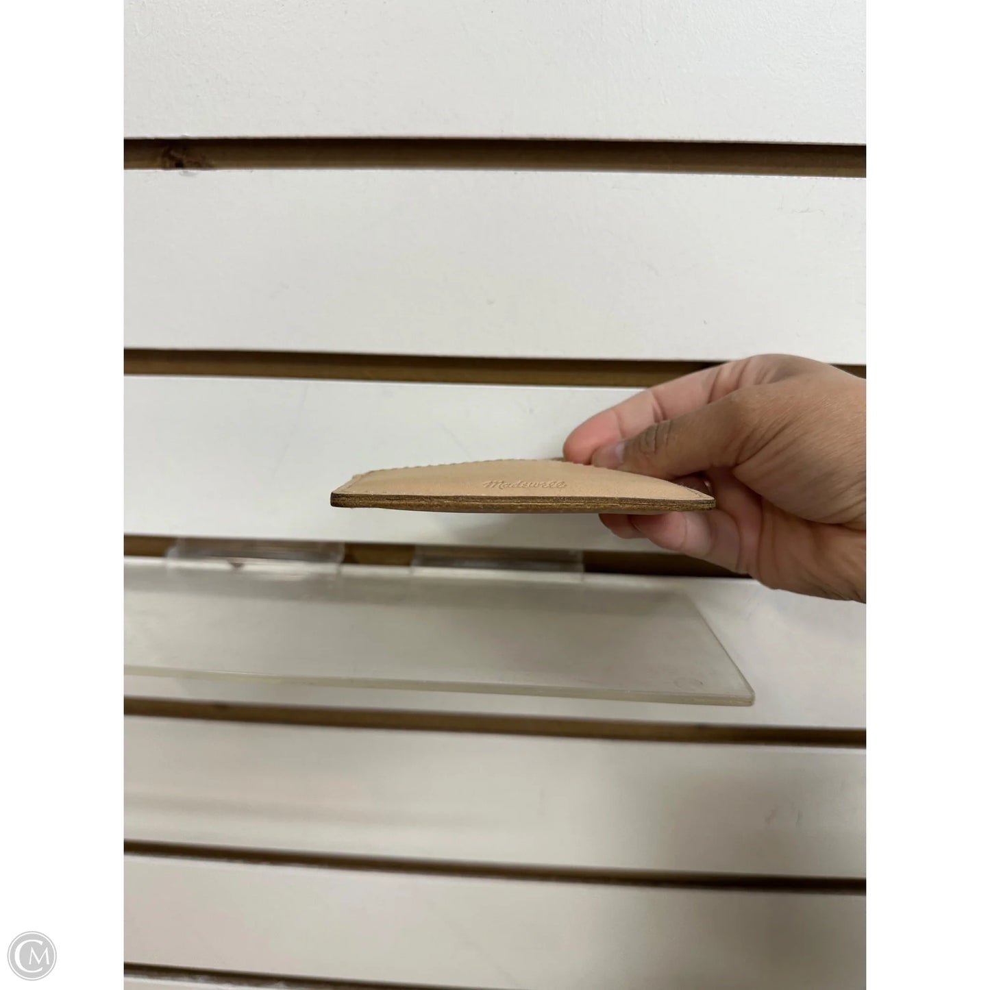 Wallet Leather By Madewell, Size: Medium