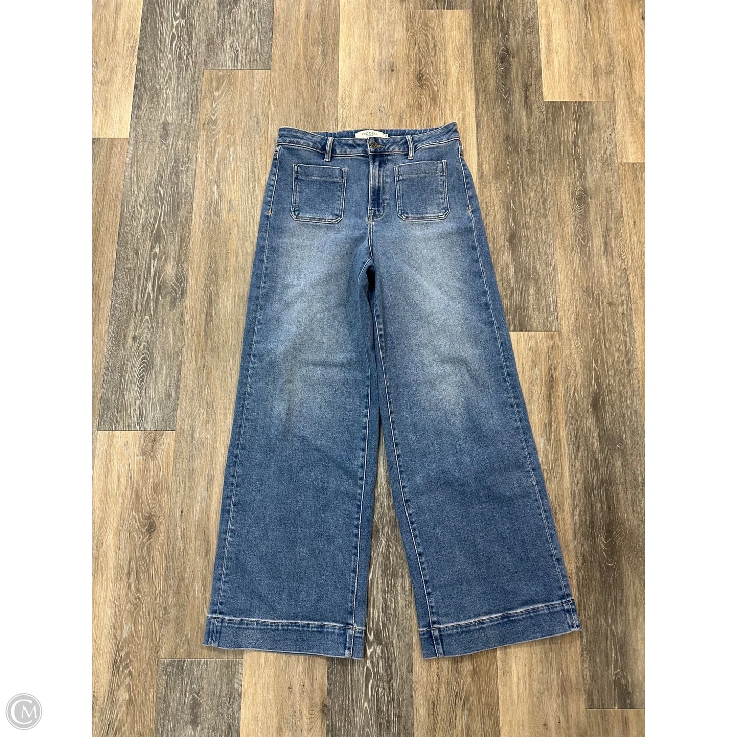 Jeans Wide Leg By Hidden In Blue Denim, Size: 6