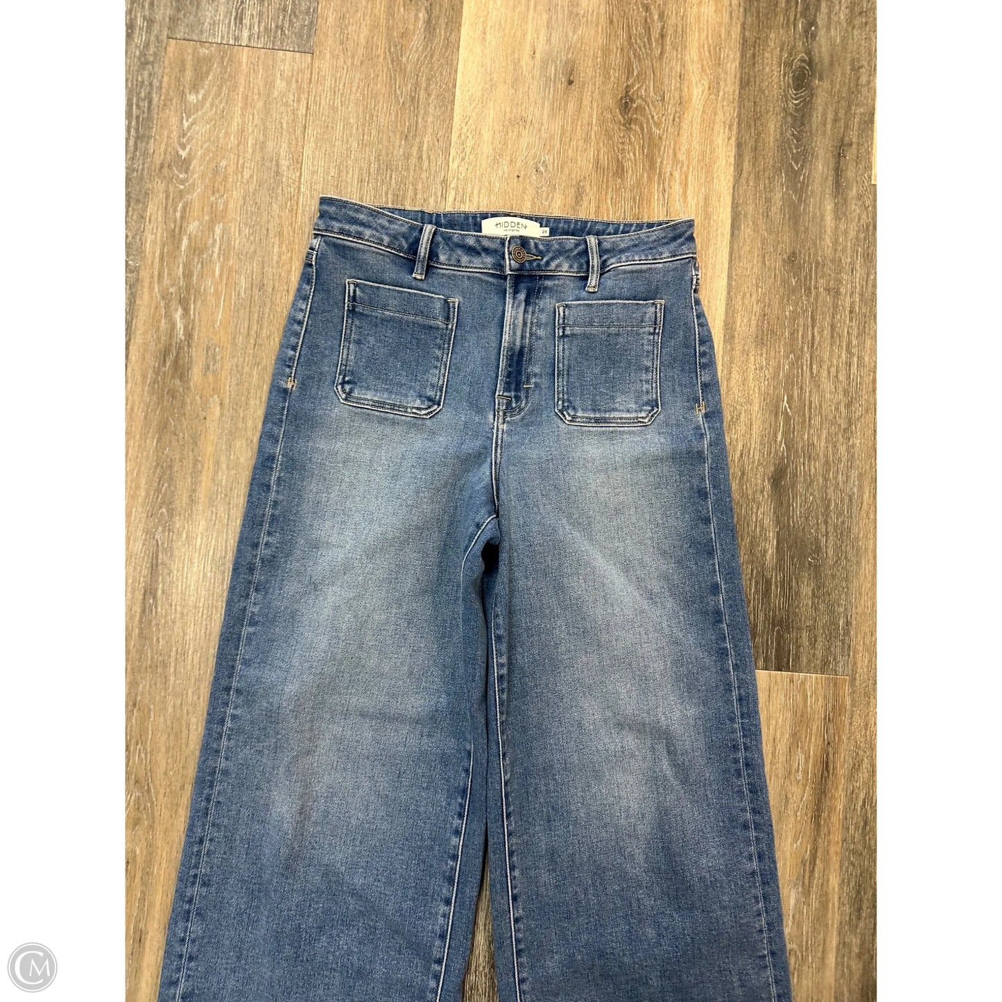Jeans Wide Leg By Hidden In Blue Denim, Size: 6