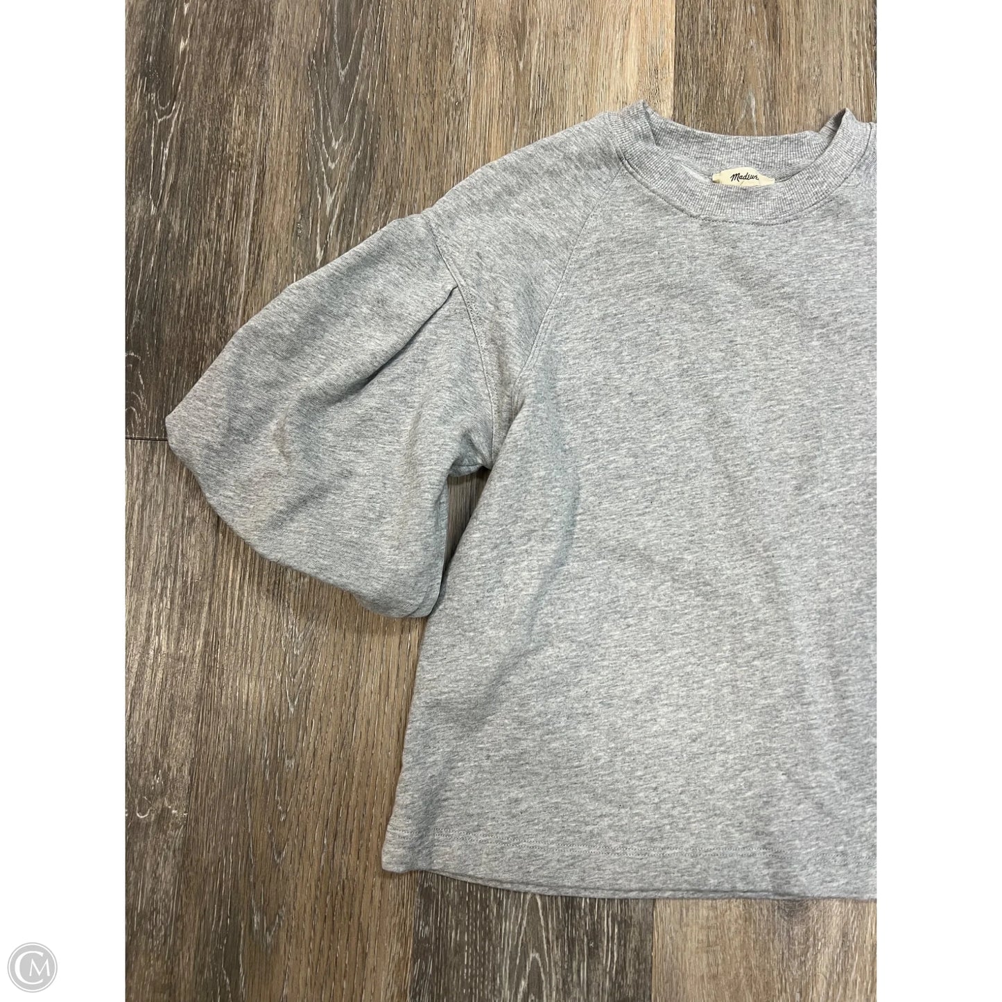 Top Short Sleeve By Madewell In Grey, Size: Xxs