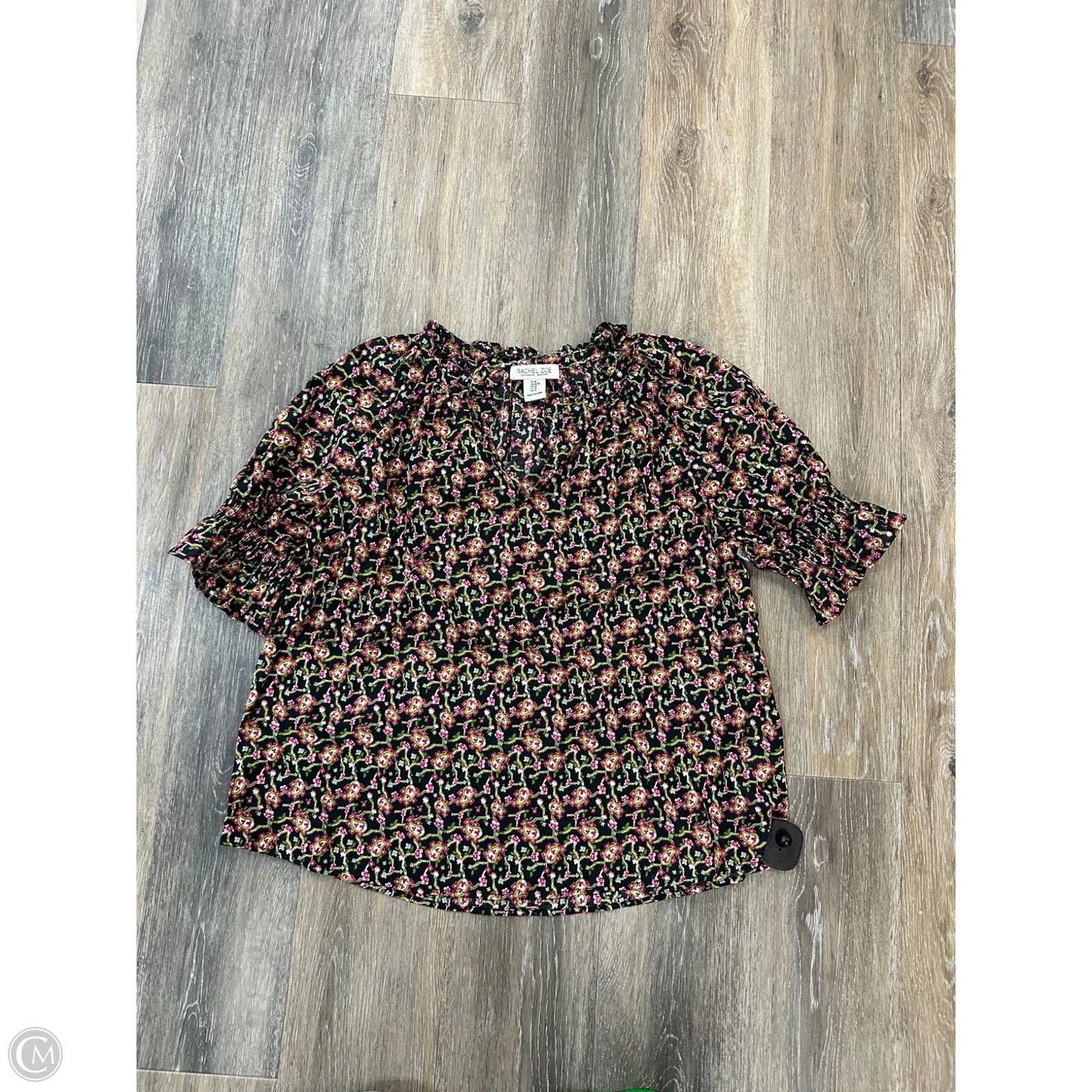 Top Short Sleeve By Rachel Zoe In Floral Print, Size: M