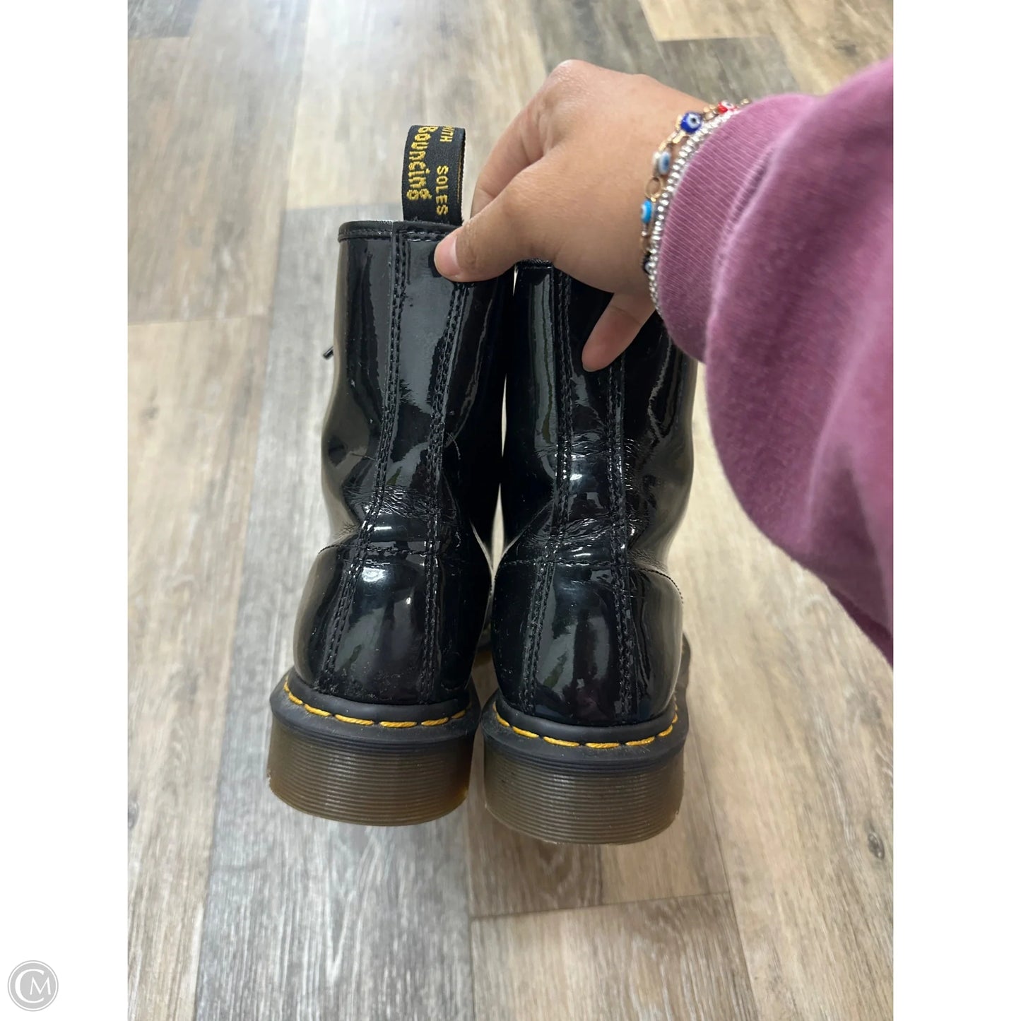 Boots Combat By Dr Martens In Black, Size: 10