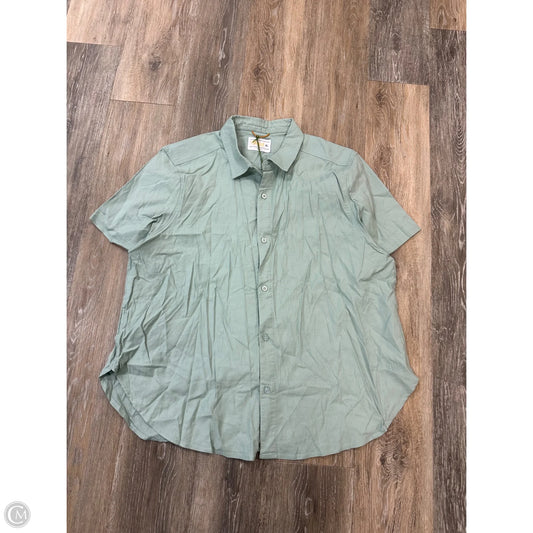 Top Short Sleeve By Marsh  In Blue, Size: Xl