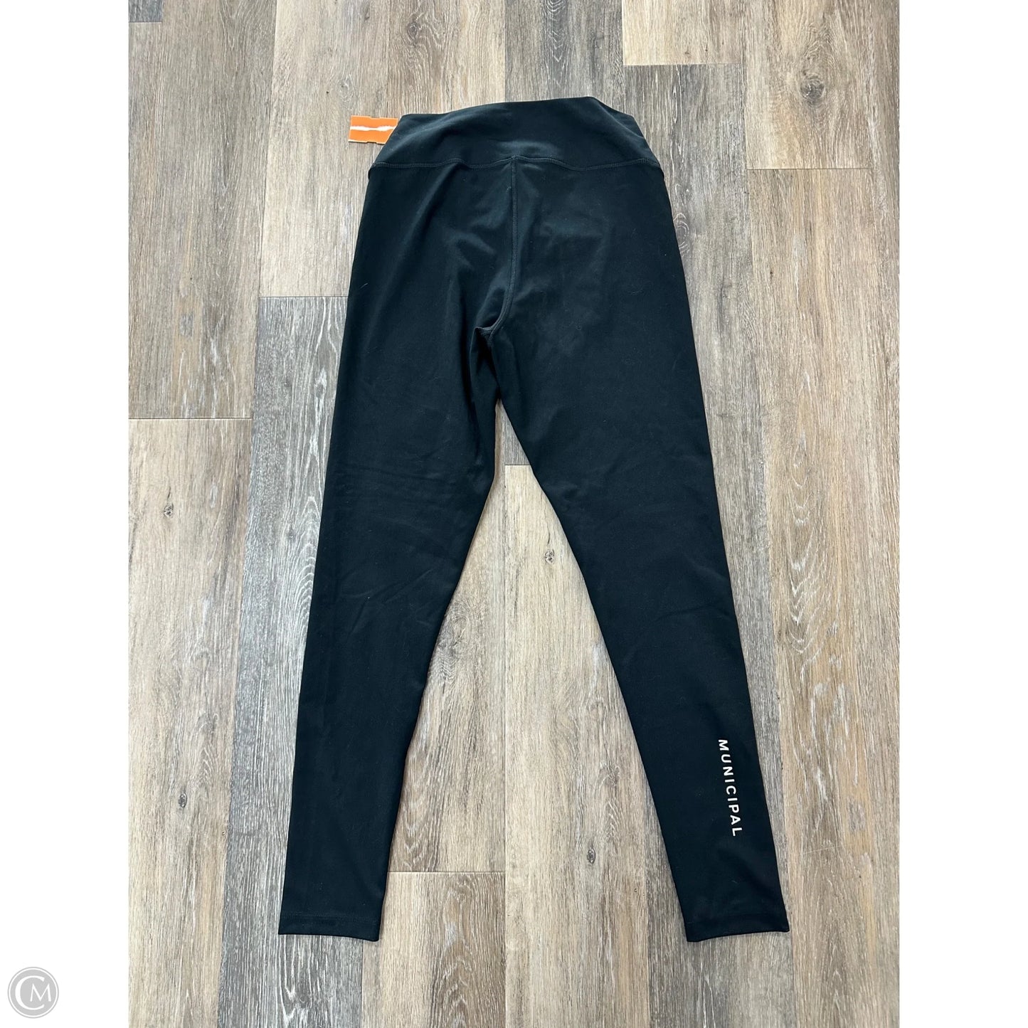 Athletic Leggings By Municipal In Black, Size: L