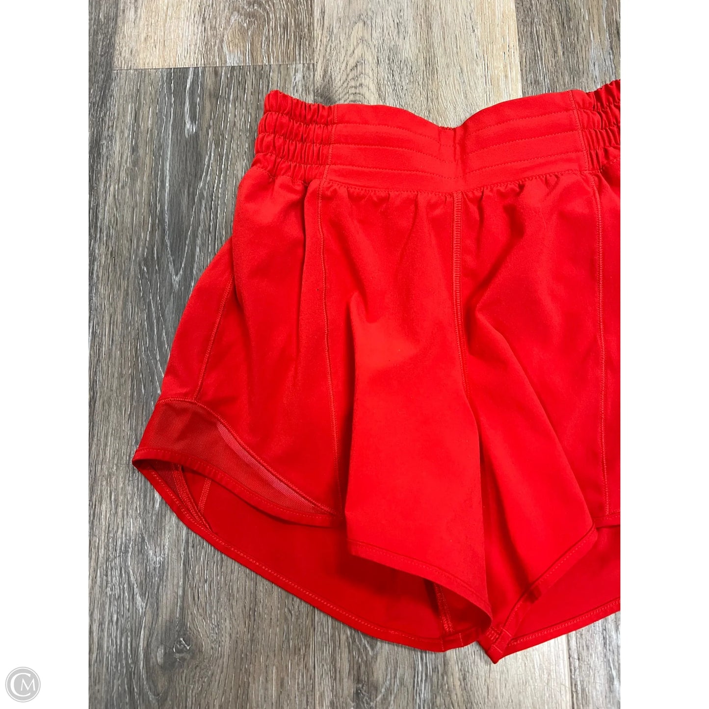 Athletic Shorts By Lululemon In Red, Size: 2