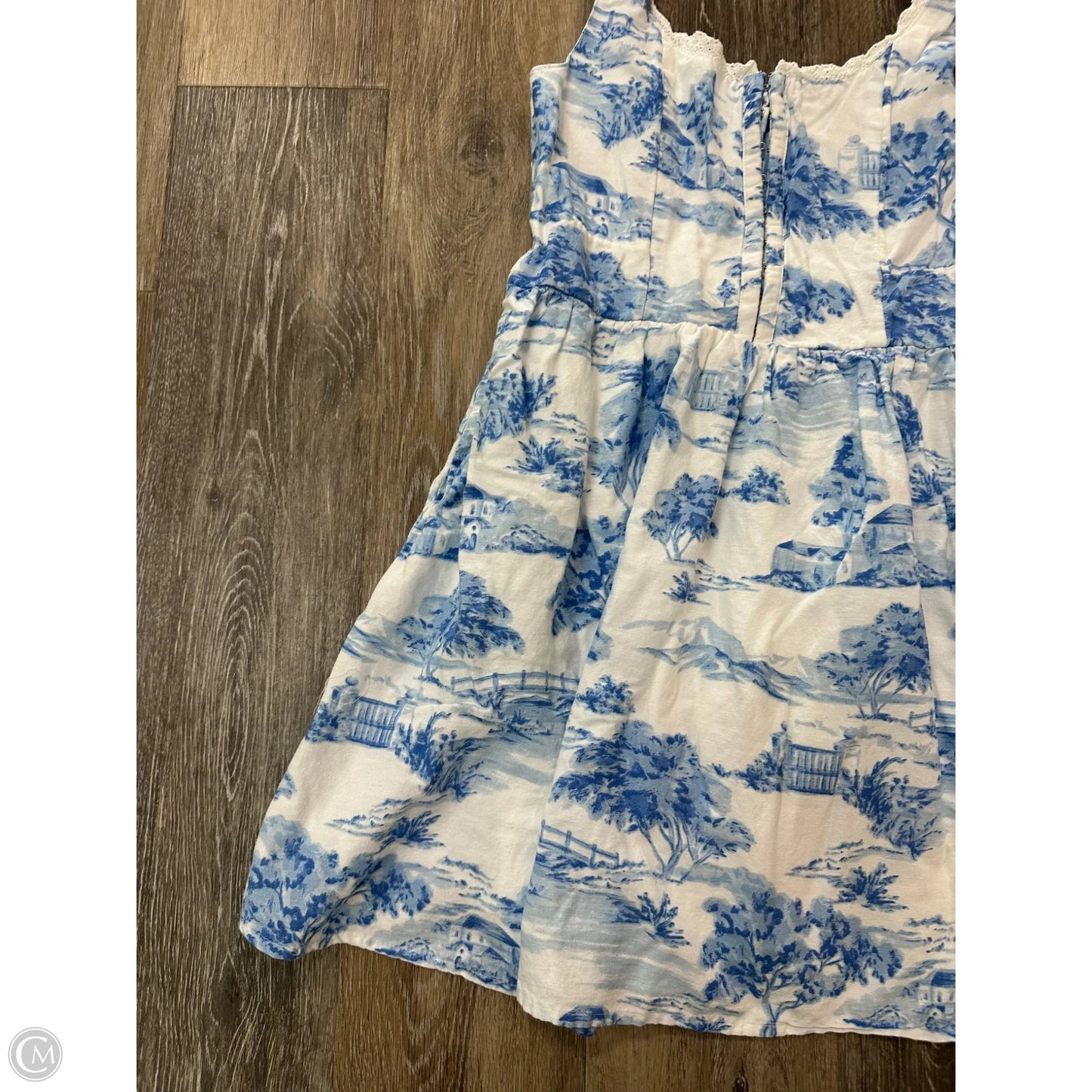 Dress Casual Short By Japna In Blue, Size: M