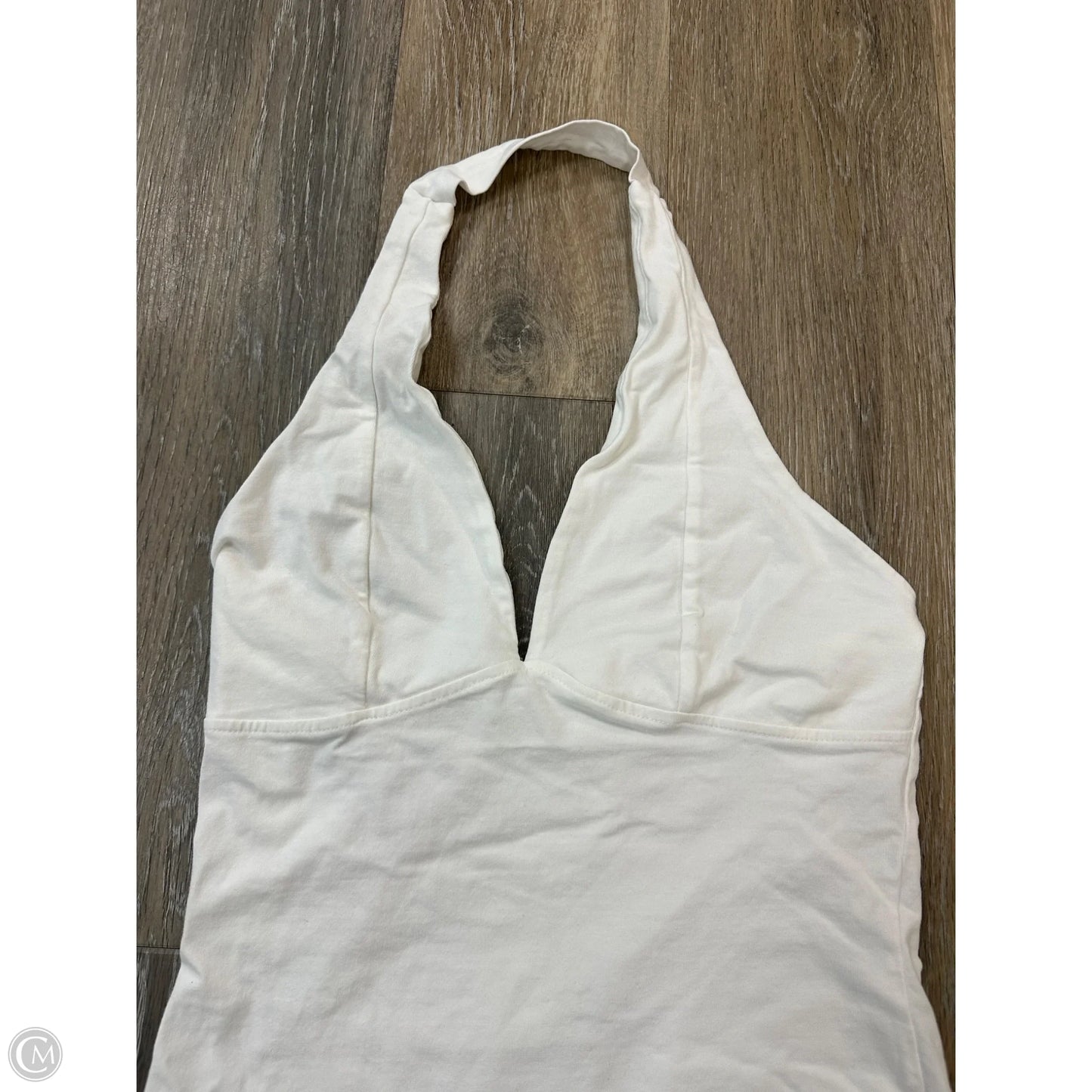 Top Sleeveless By Double Zero In White, Size: S