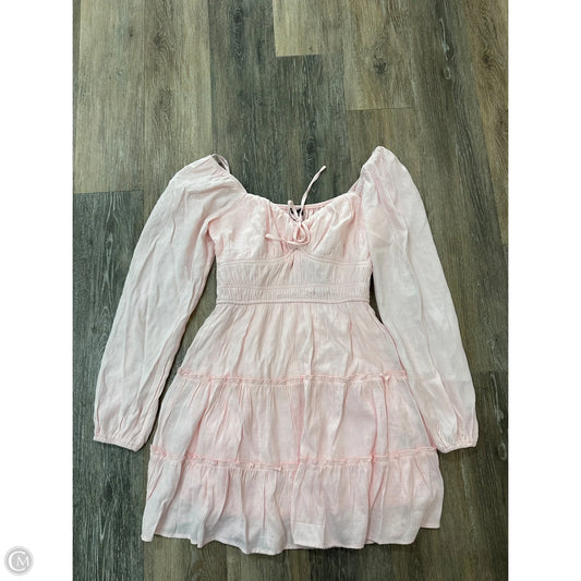Dress Casual Short By Trixxi In Pink, Size: S