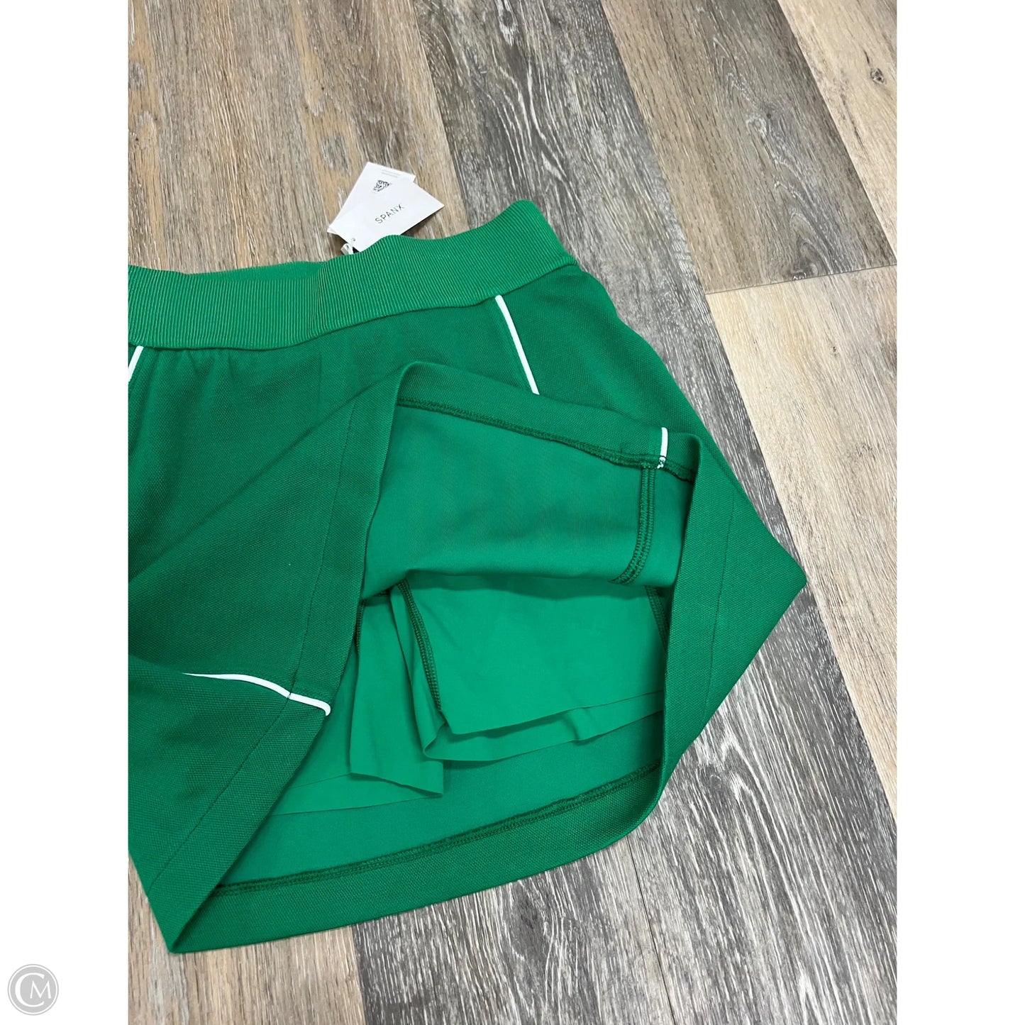 Athletic Skort By Spanx In Green, Size: Xs