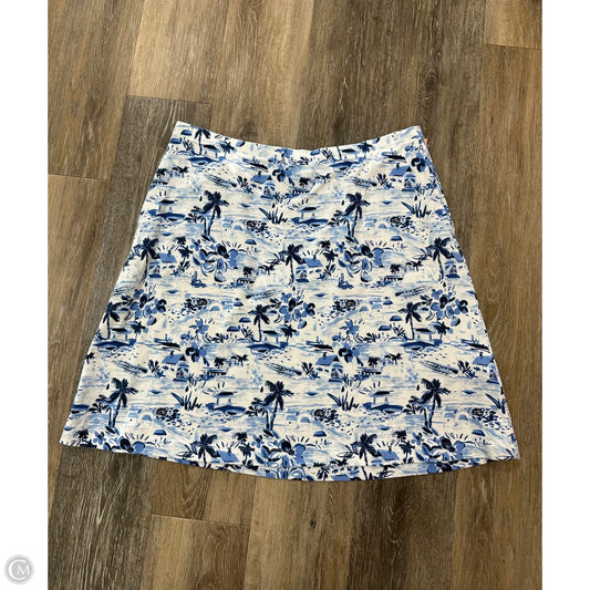 Skirt Mini & Short By J. Jill In Blue, Size: M