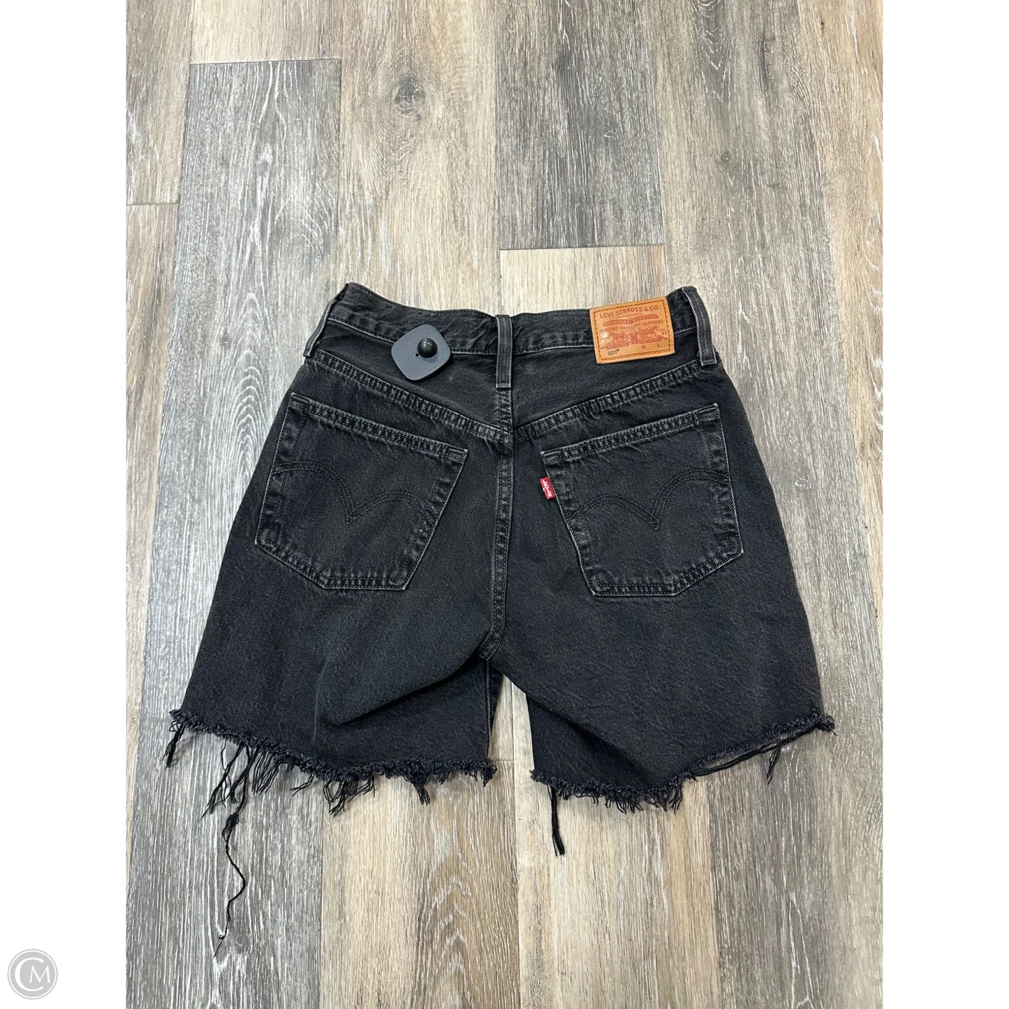 Shorts By Levis In Black Denim, Size: 0
