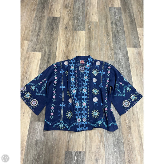 Kimono By Johnny Was In Navy, Size: Xl