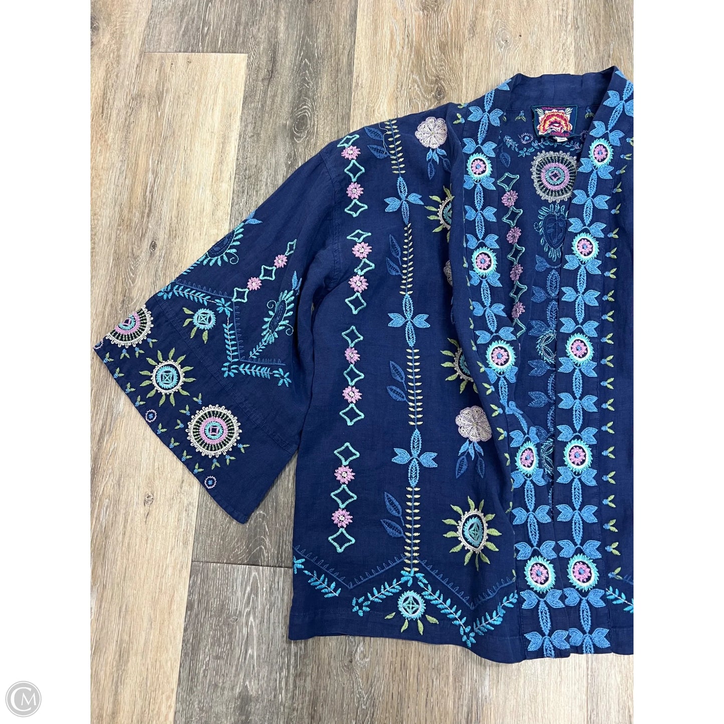 Kimono By Johnny Was In Navy, Size: Xl
