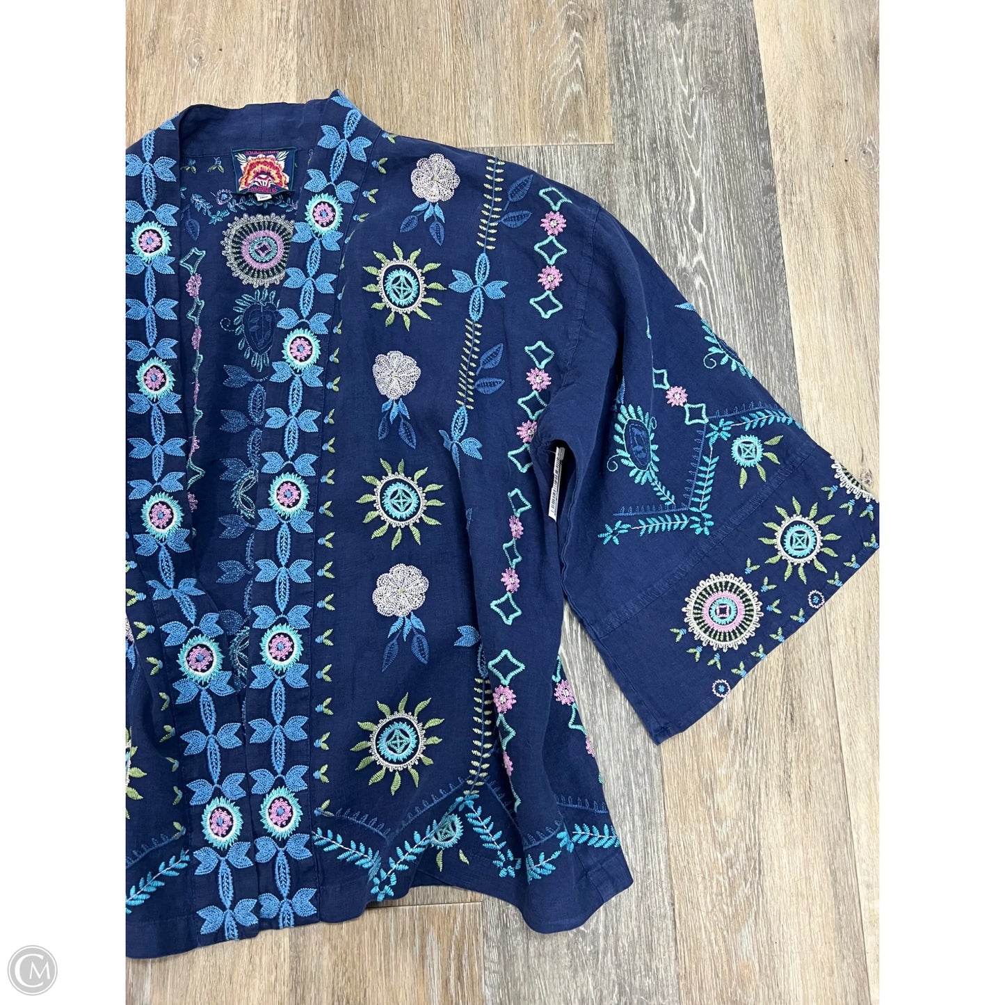 Kimono By Johnny Was In Navy, Size: Xl