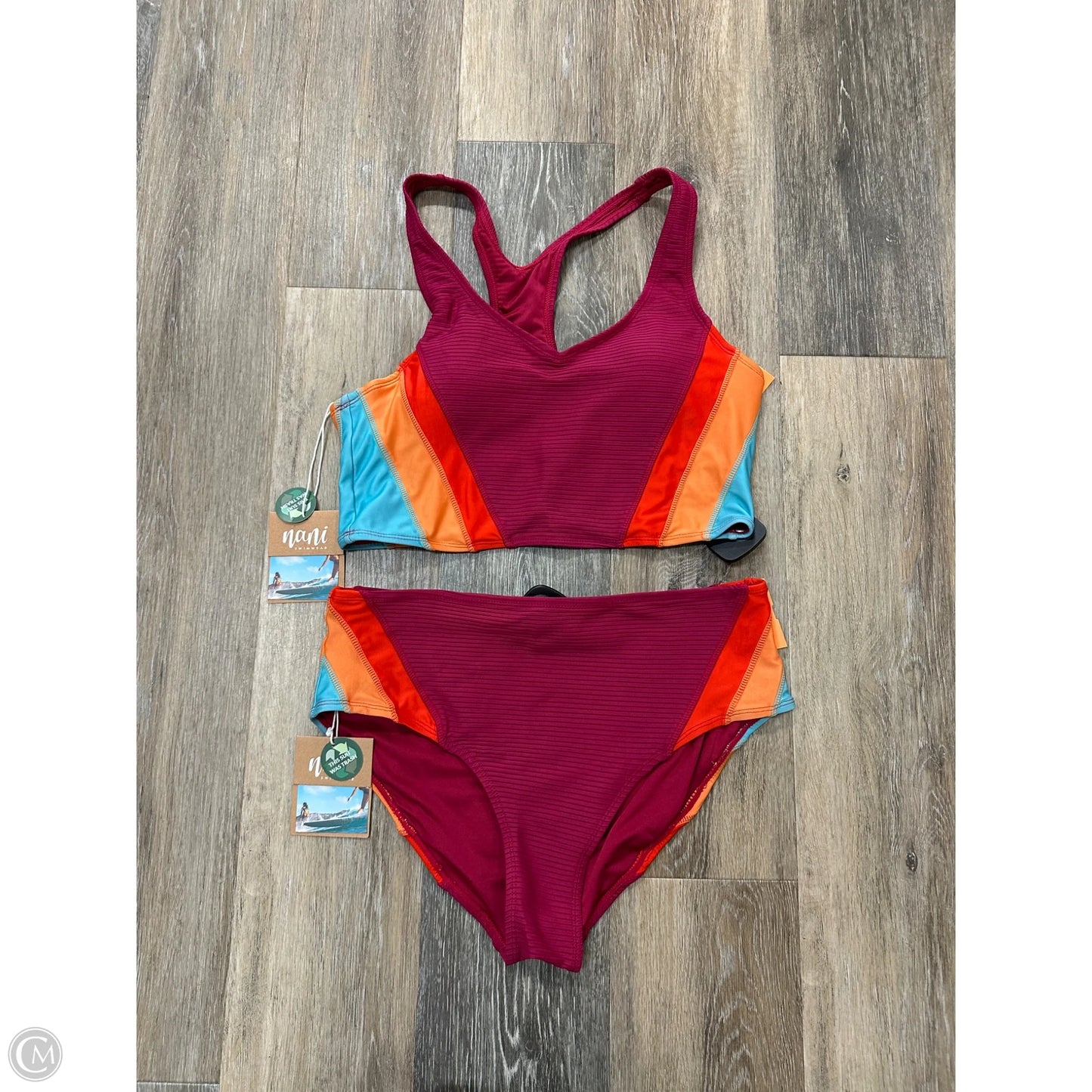 Swimsuit 2pc By Nani In Pink, Size: L