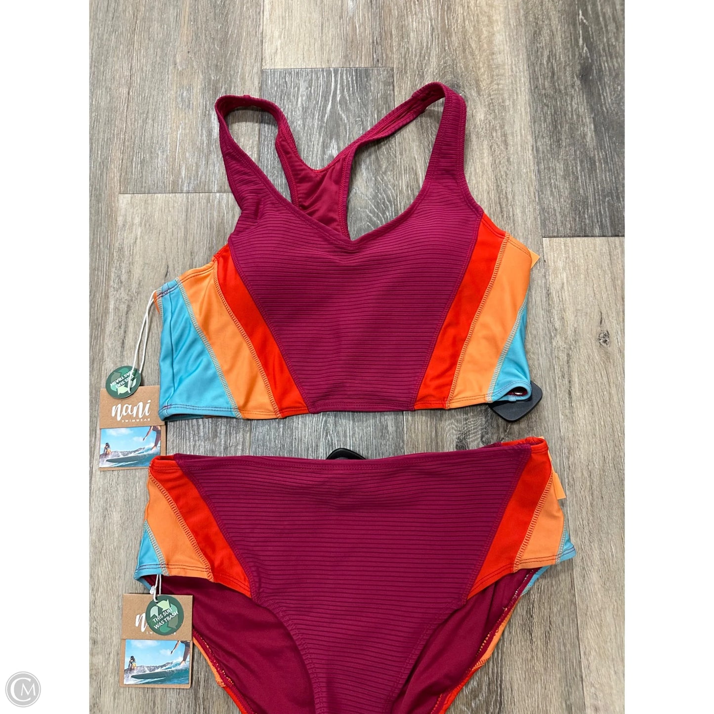 Swimsuit 2pc By Nani In Pink, Size: L